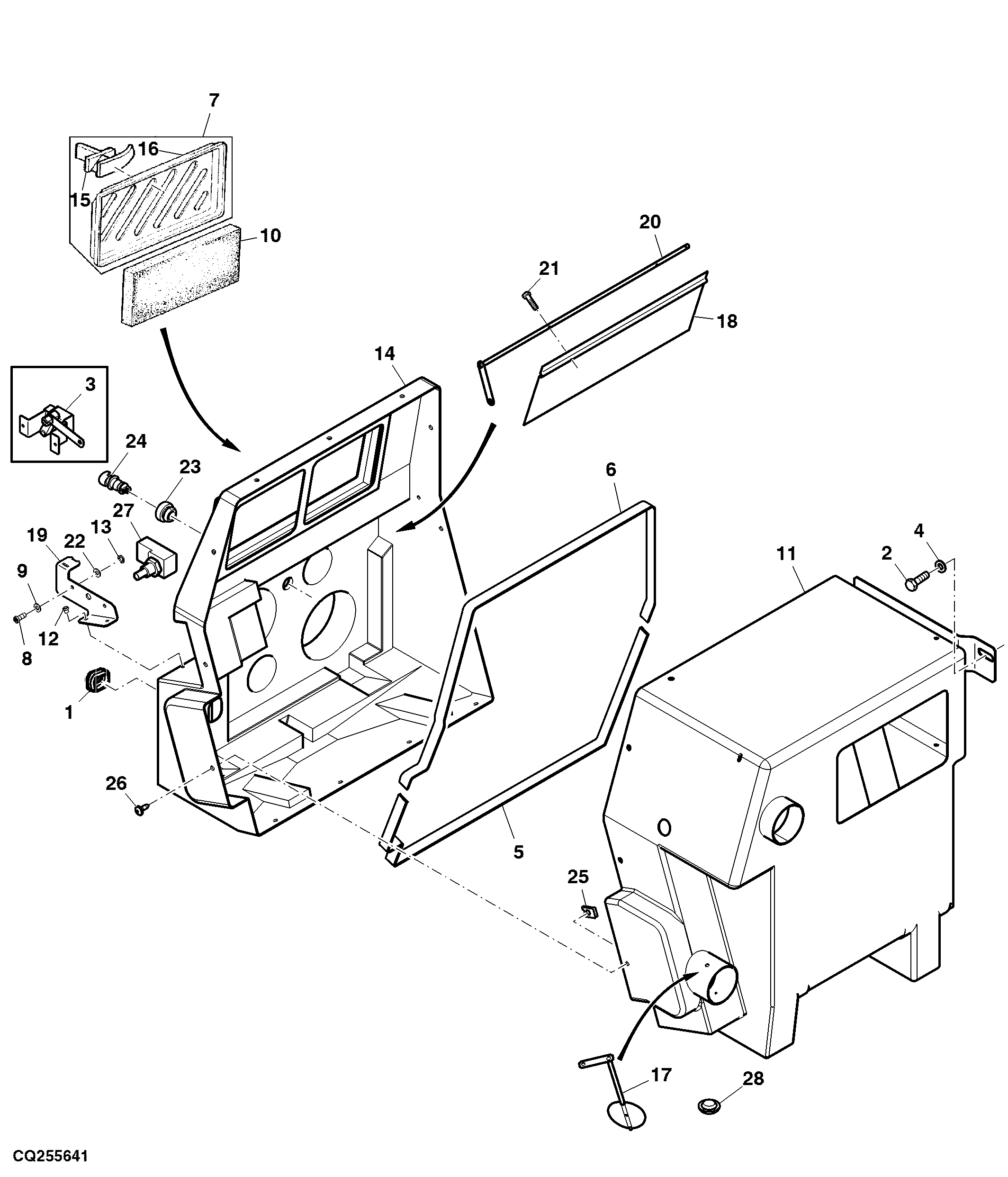 Air Conditioning - Housing and Filter ( - 090994)