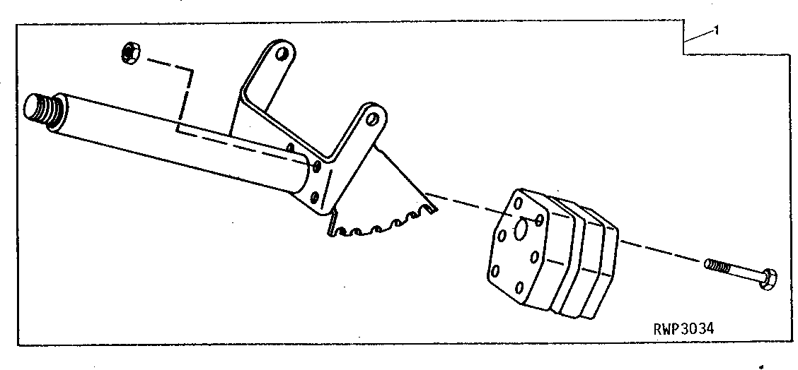 Metering Pump With Shaft And Support