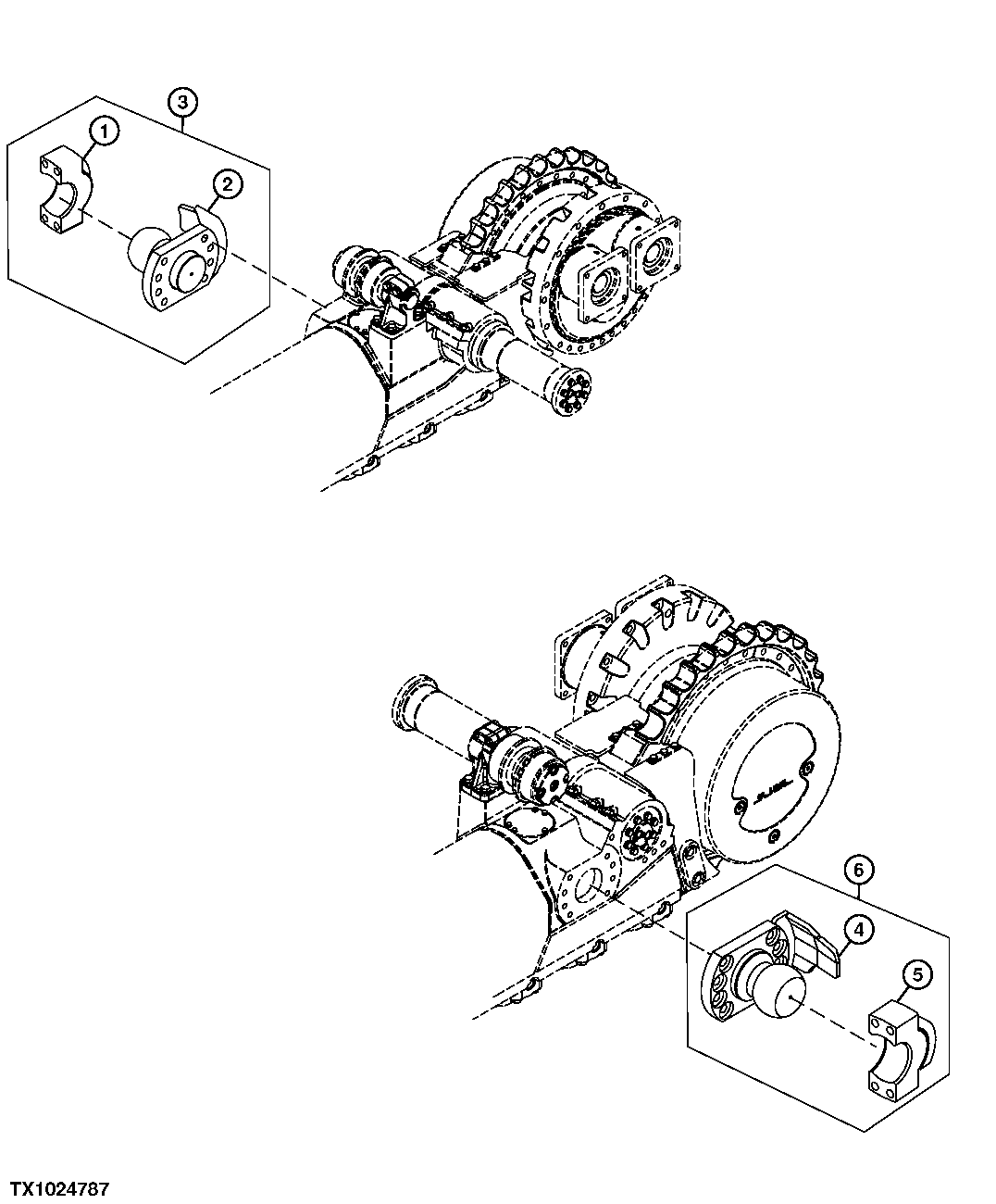 Trunnion and Hose Guards (Waste Handler and Wood Chipper Package)