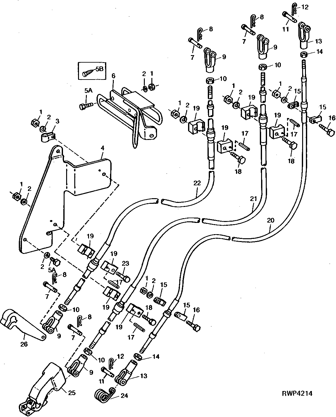 Transmission Shifter Control Cables And Park Lock Cable