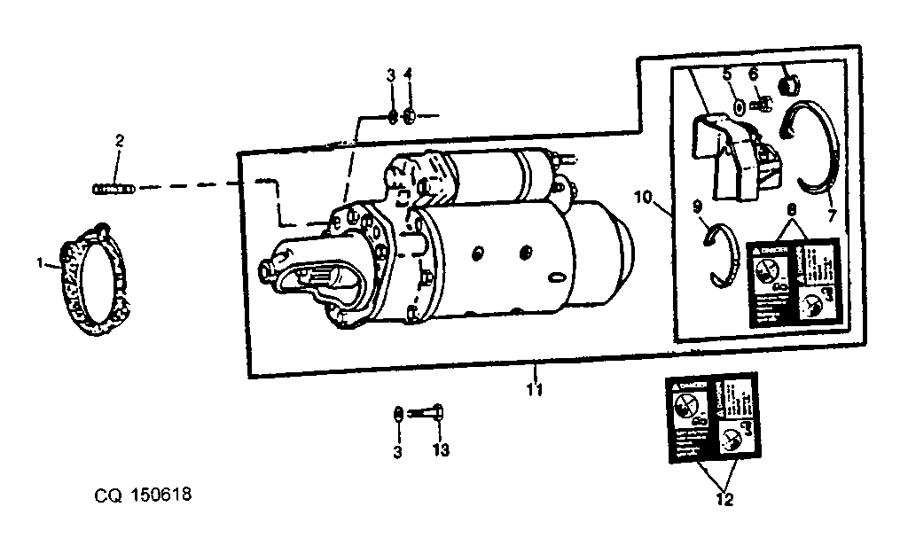 MOTOR DE PARTIDA - 12V F4 (NIPPONDENSO) - MOTOR 7.6L