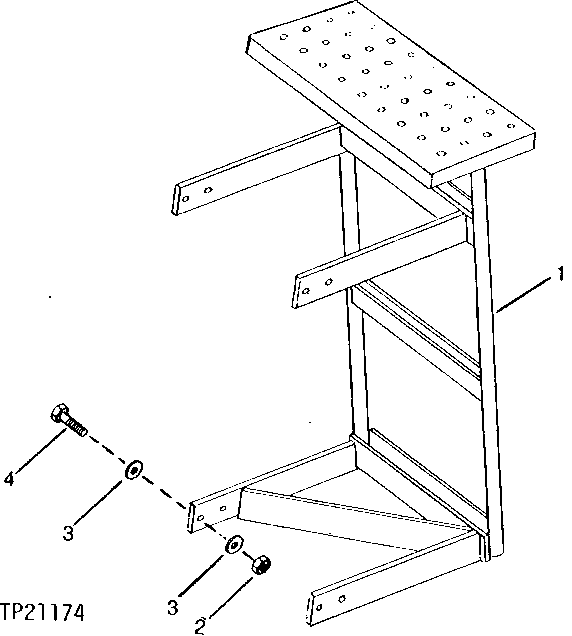 Access Platform and Steps (For Use With Rear Fenders)
