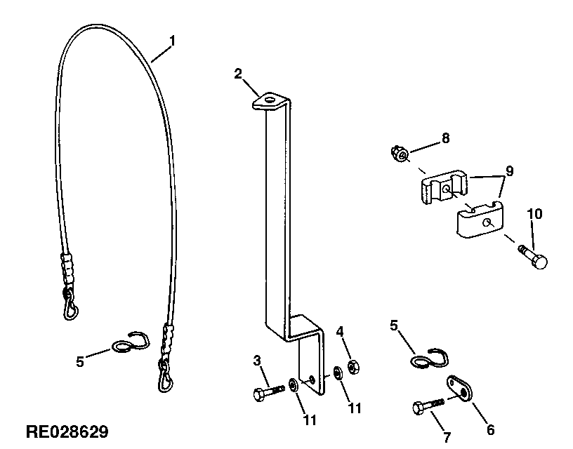 Draft Link Release Cable (European Version)