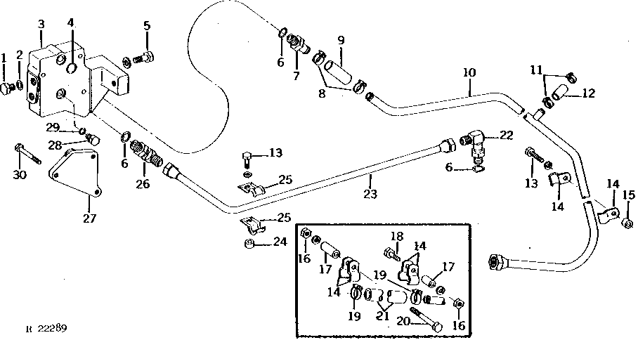 SELECTIVE CONTROL VALVE PRESSURE AND RETURN PIPES