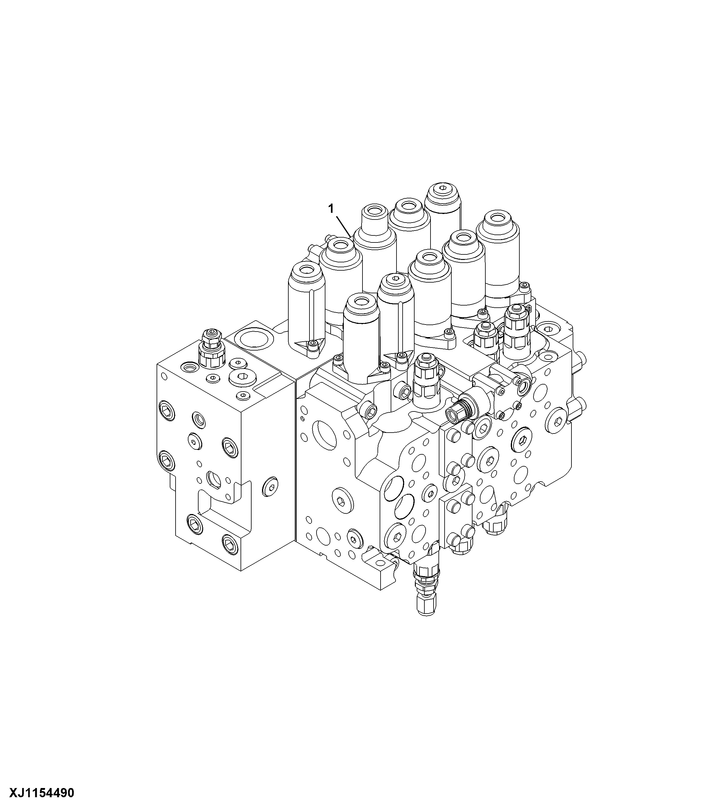Main Control Valve, Standard Carriage