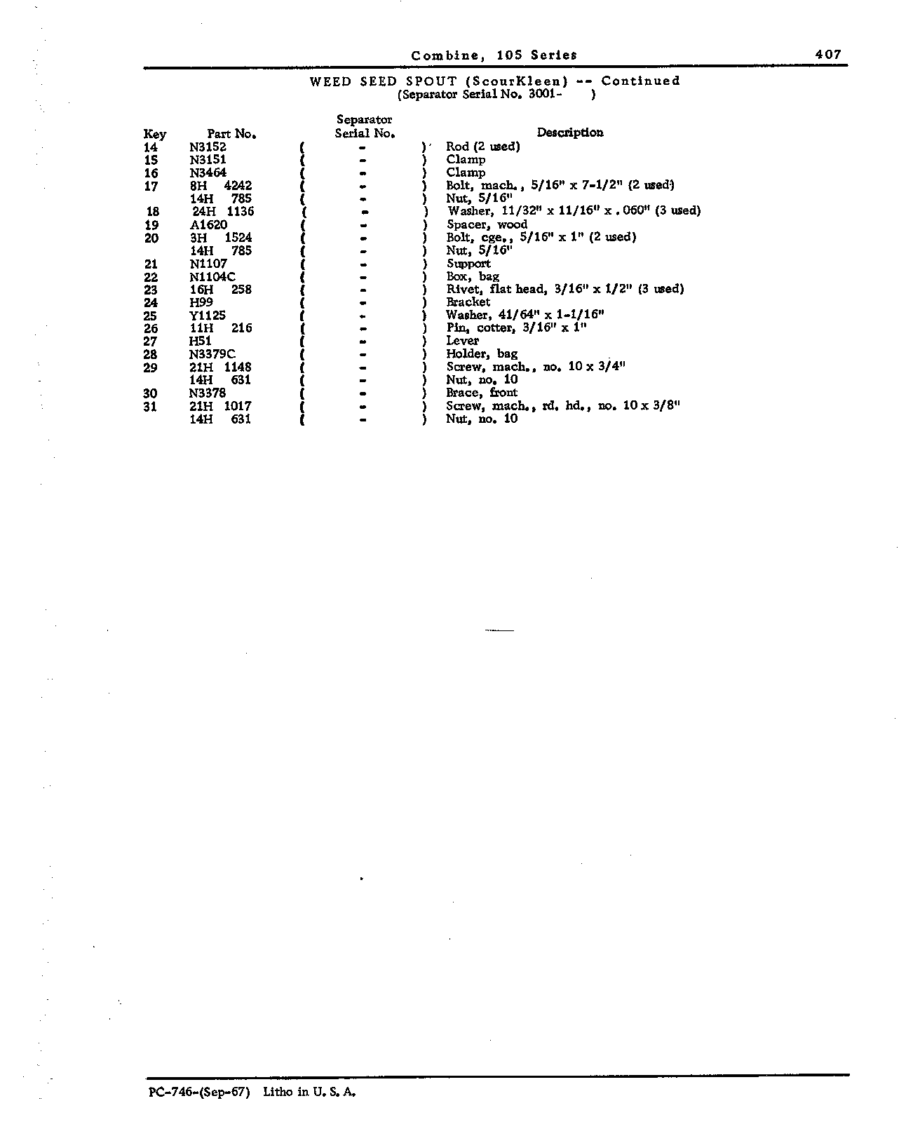 ScourKleen (Continued)