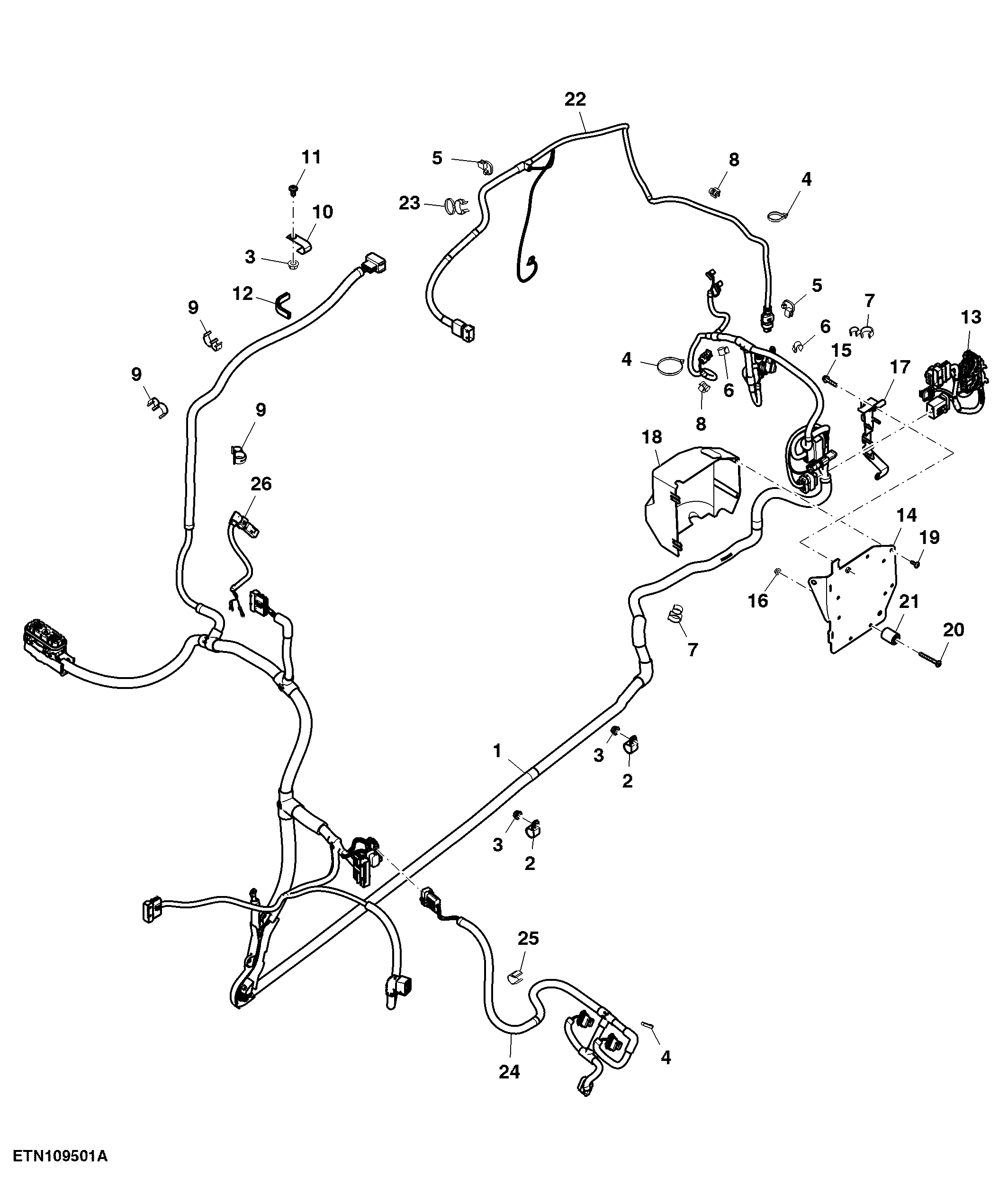Wiring Harness, Chassis, Engine Application