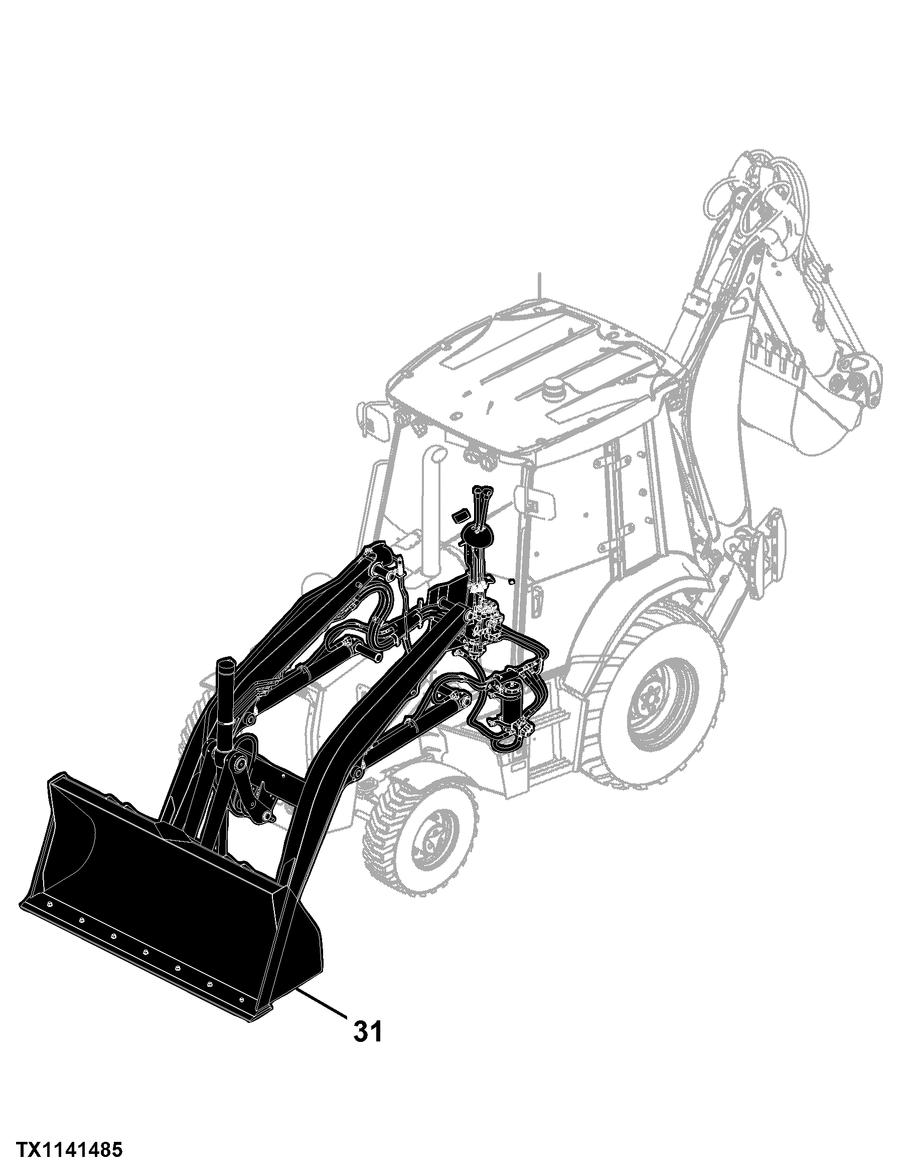 310K Backhoe Loader (Engine 4045HT073)(PIN: 1T0310KX_ _E219607 - E277404)