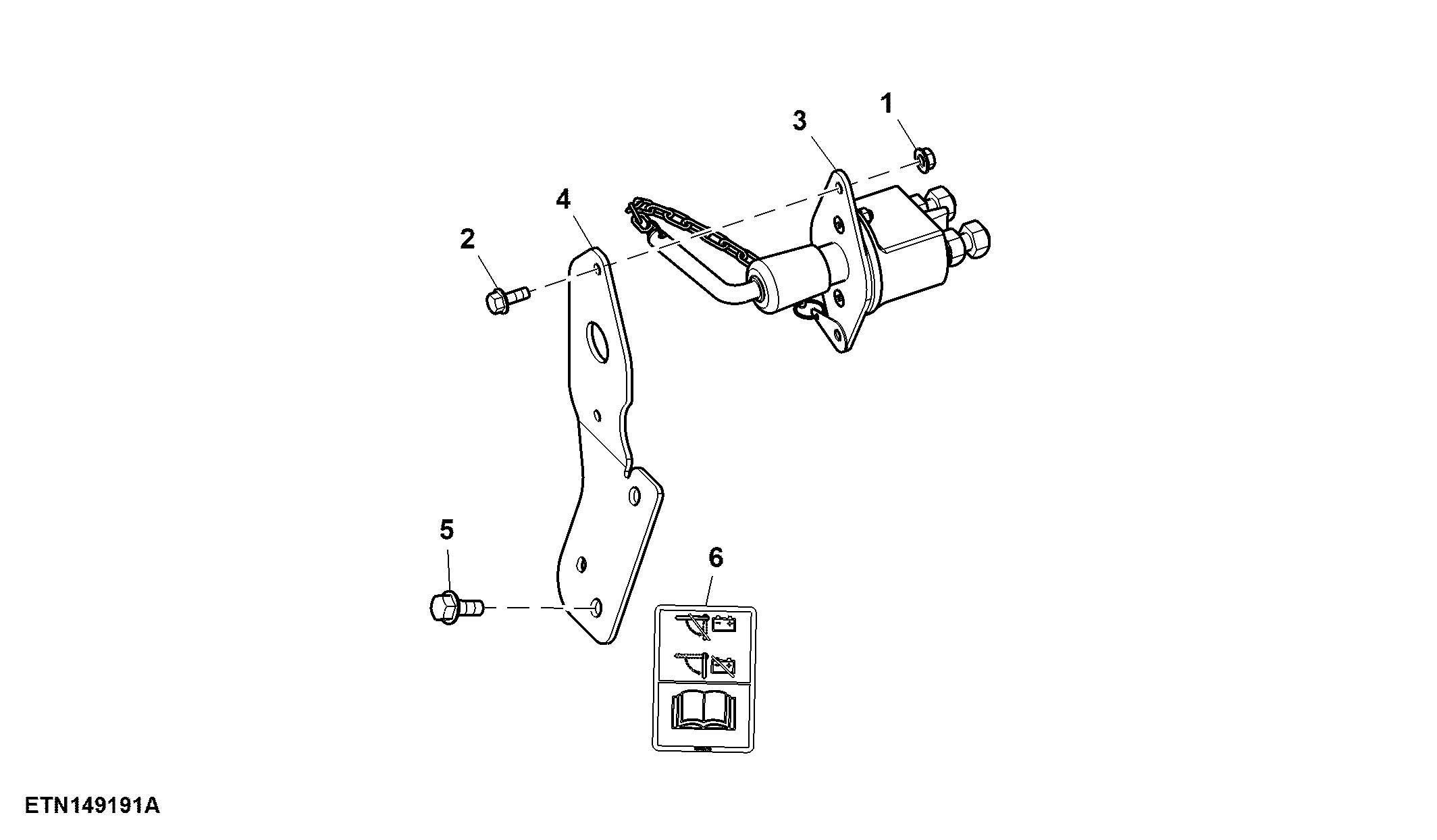 Switch, Battery Disconnect (For EAEU compliant tractors) (056001 - )