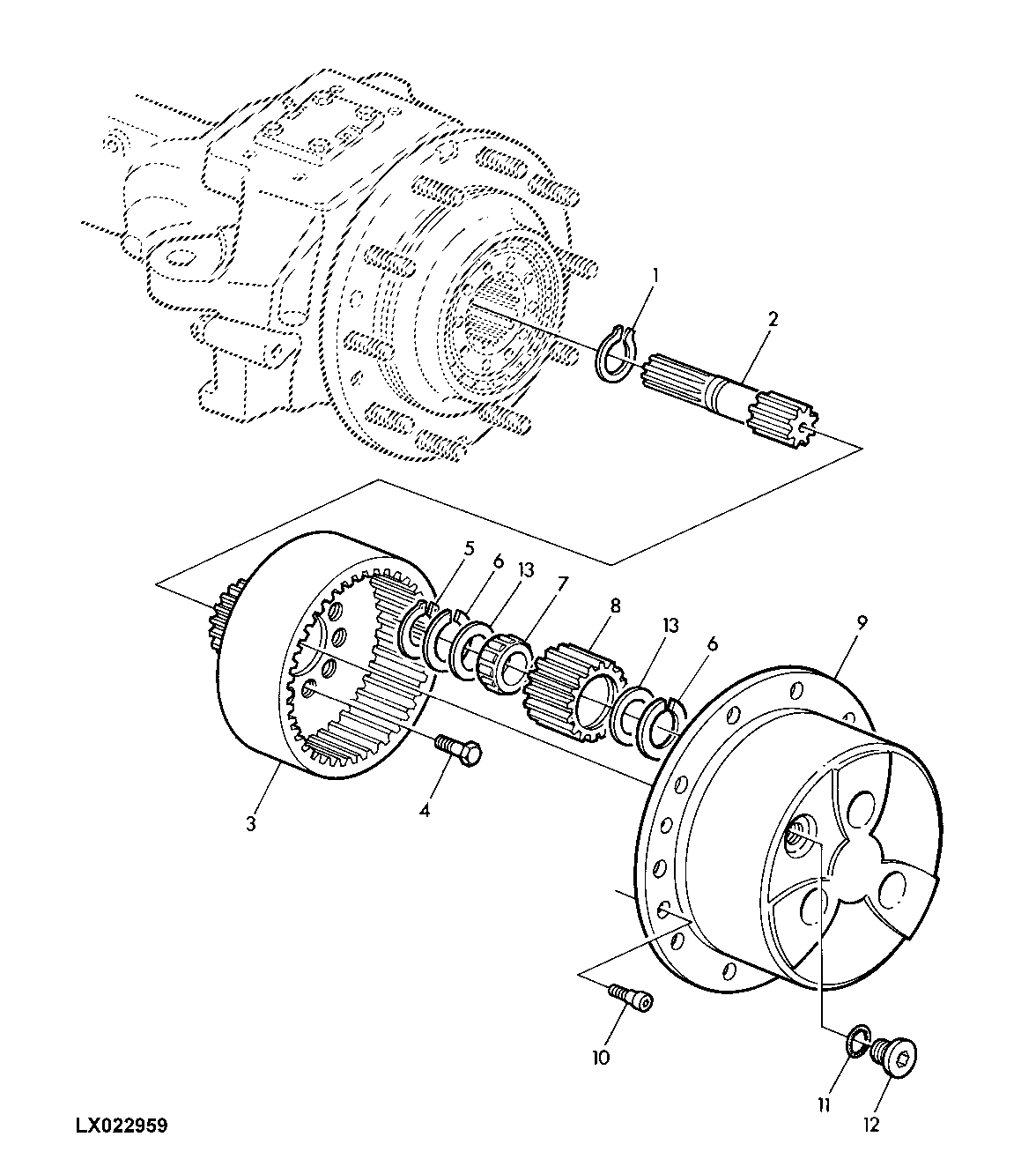 FRONT WHEEL DRIVE, PLANETARY DRIVE (APL2060 / AS2060)