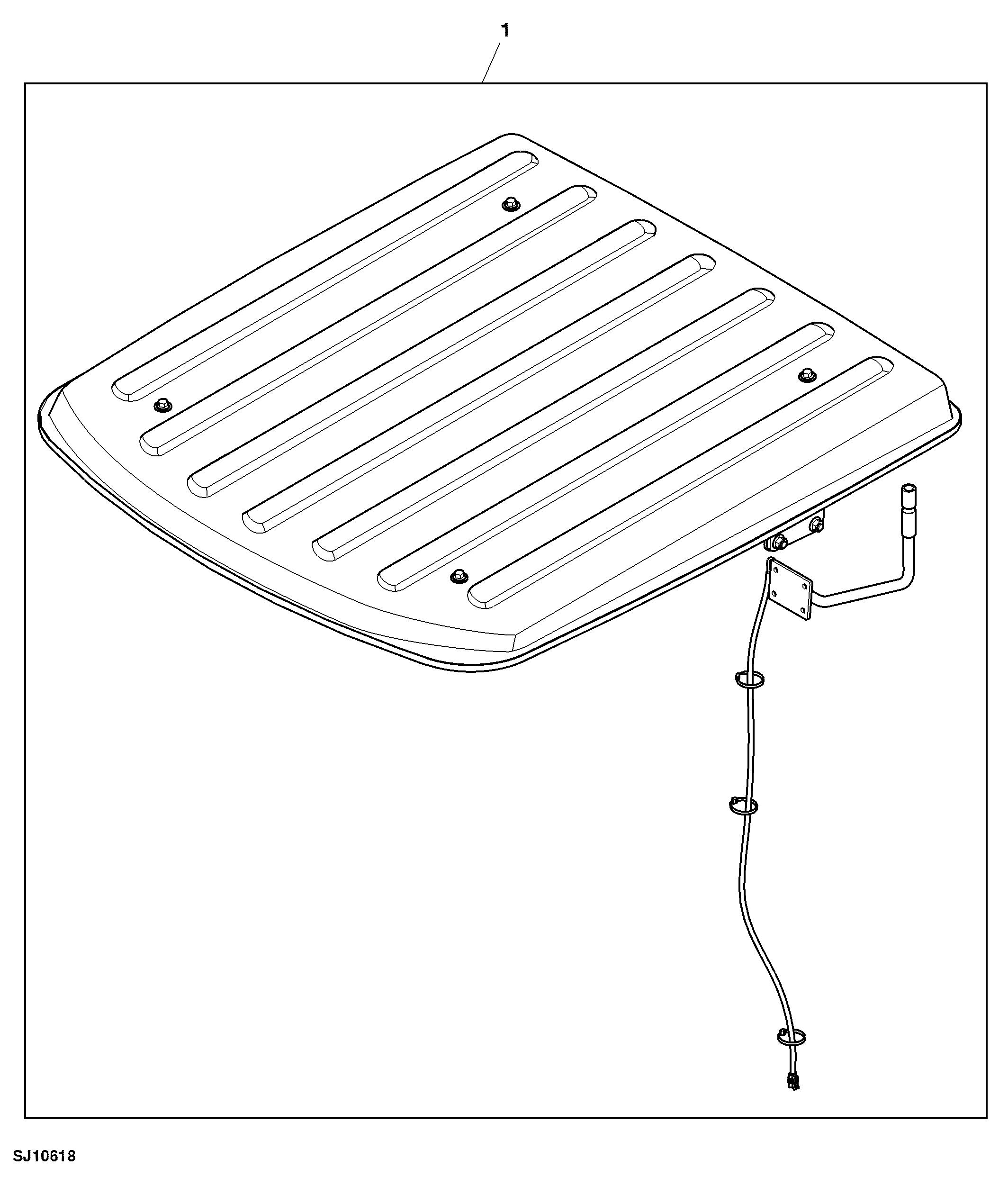 Attachment, Canopy and Beacon Light Support Bracket