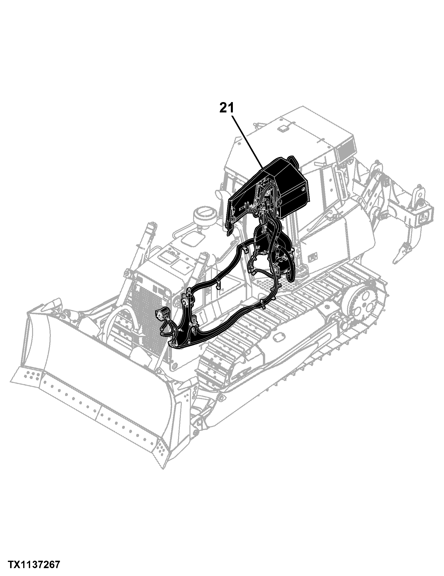750K Crawler Dozer (PIN: 1T0750KX_ _E216966 - 270478) Engine 6068HT074