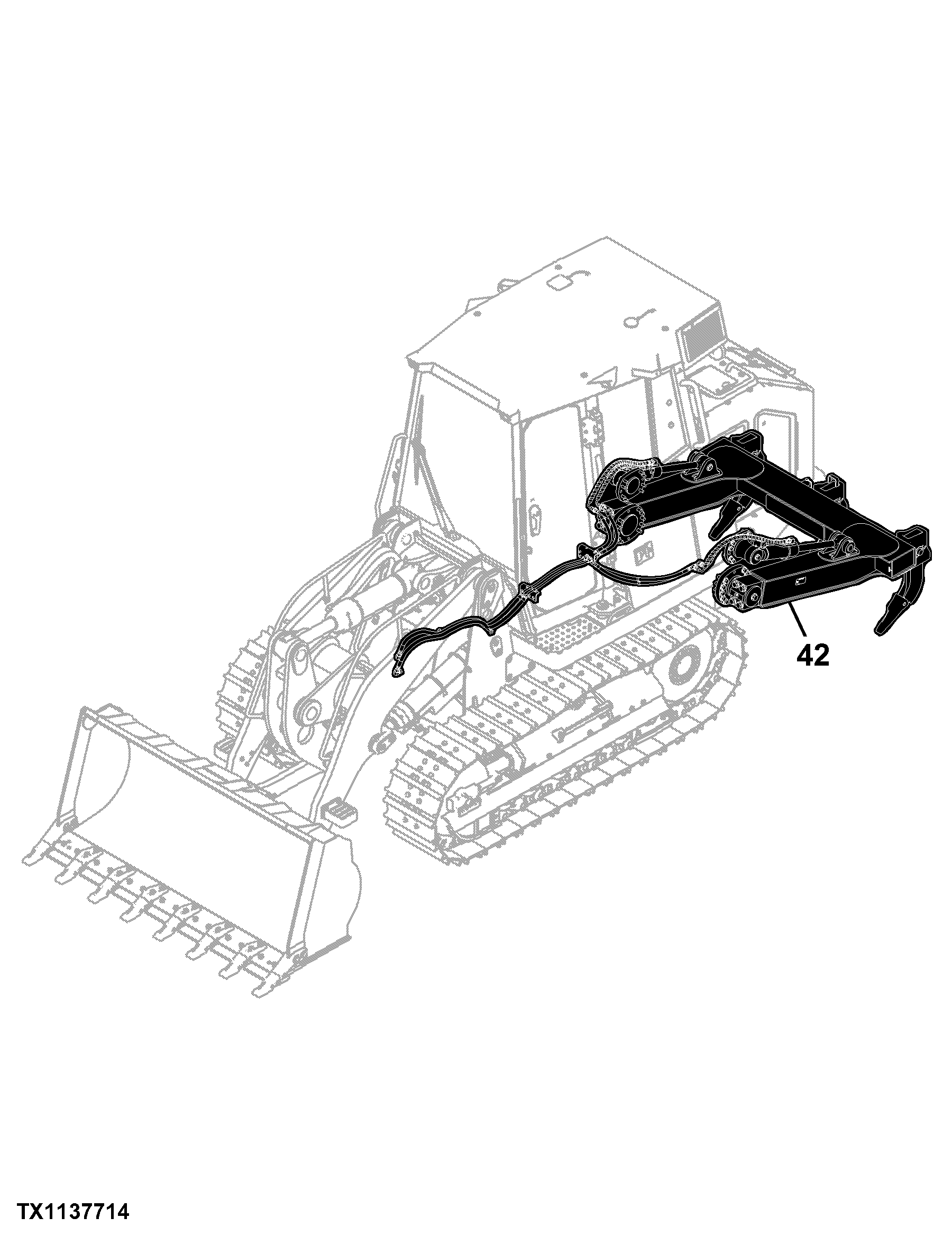 605K Crawler Loader (PIN: 1T0605KX_ _E237629- )