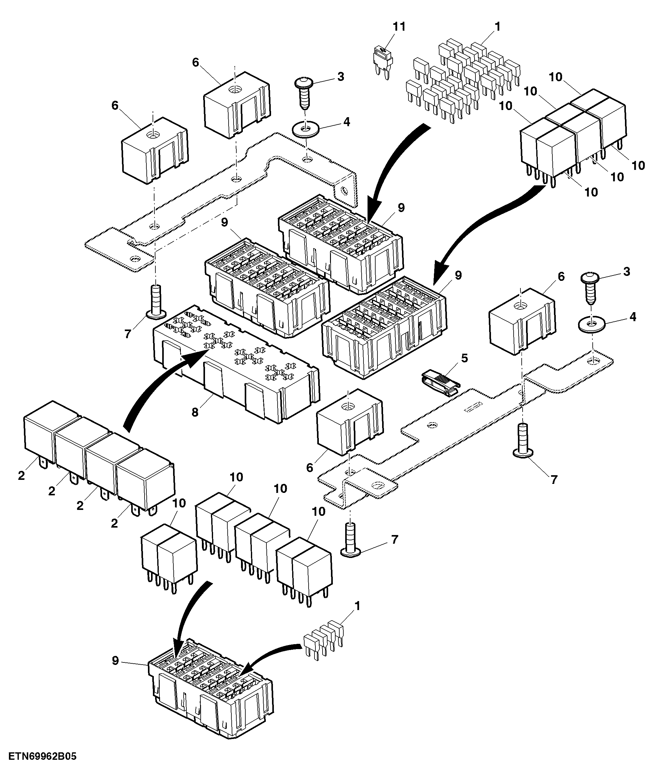 Load Center, Cab Wiring Harness, SyncShuttle™