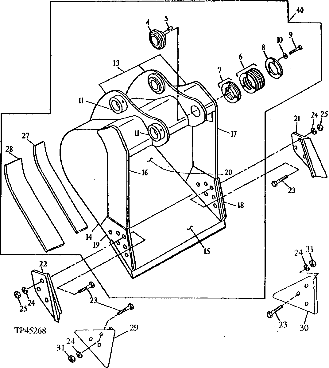 General Purpose Bucket (Also Order Bucket Tooth Assemblies)