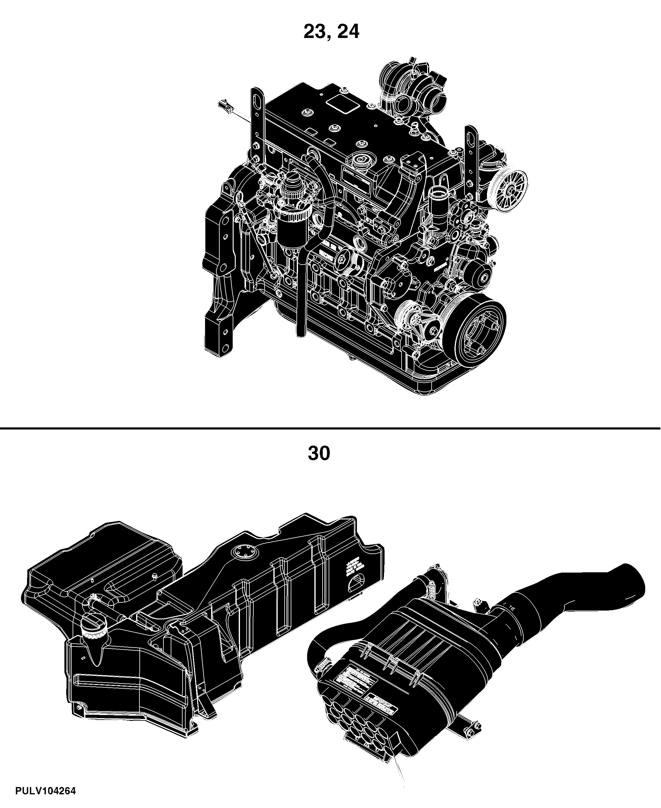 5100ML Tractor (Engine 4045HLV68,4045HLV70)(North American Edition)