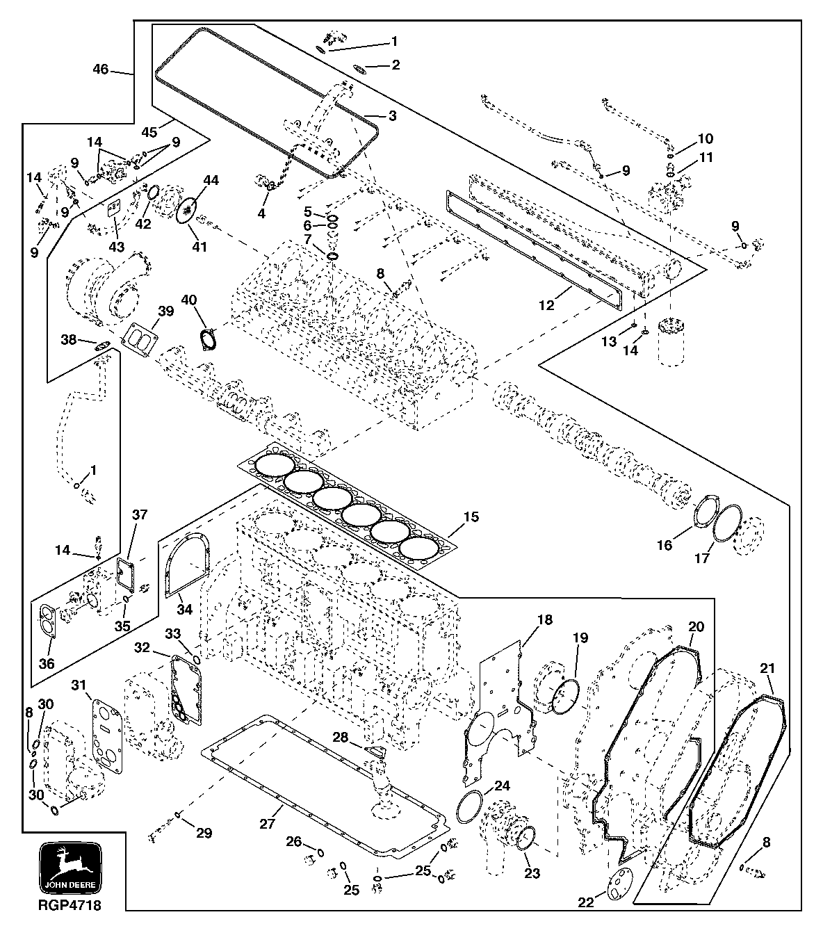 ENGINE GASKET SETS (ADW) (ESN -013362) ( - 013362)