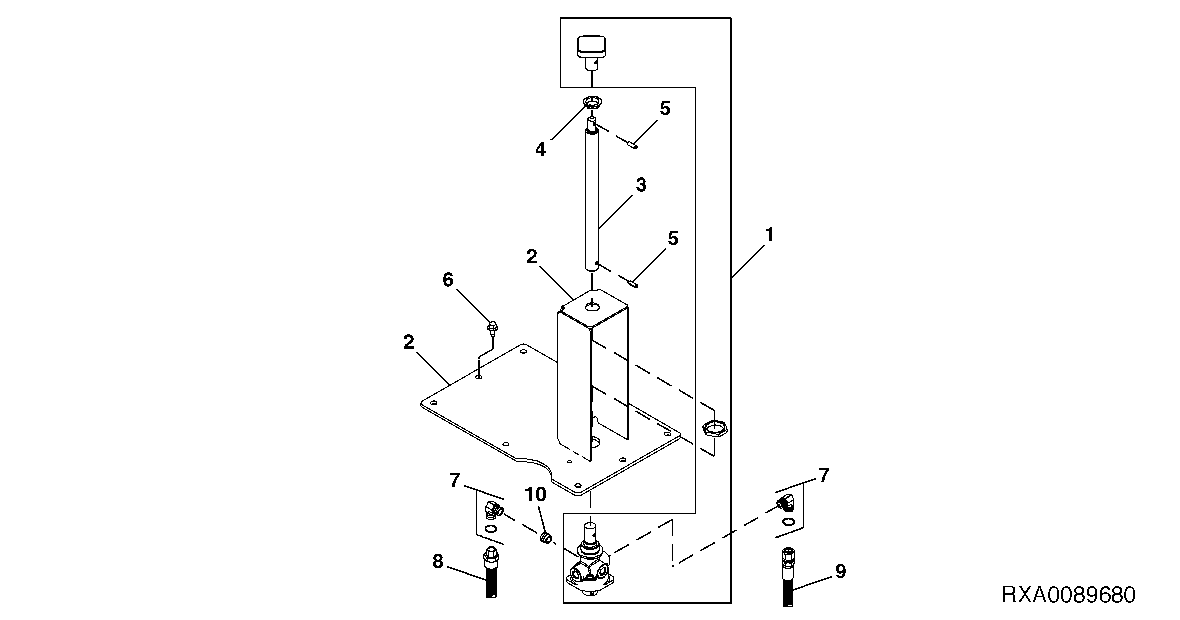 TRAILER AIR BRAKE CAB CONTROL (NORTH AMERICAN VERSION) ( - 025970)