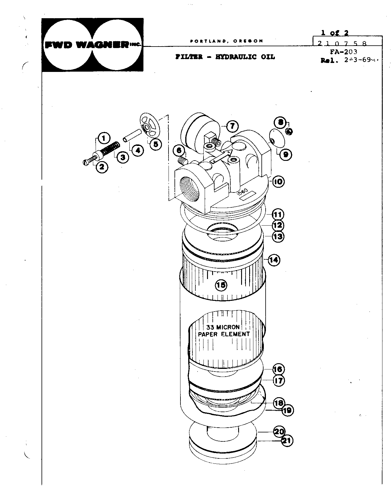 Section 70 - Hydraulics Filter