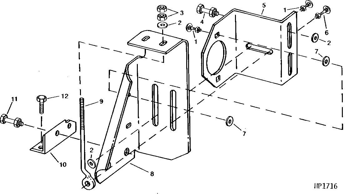 Hydrostatic Drive Charge Pump Mounting, Sundstrand (610500 - ), Eaton (556301 - )