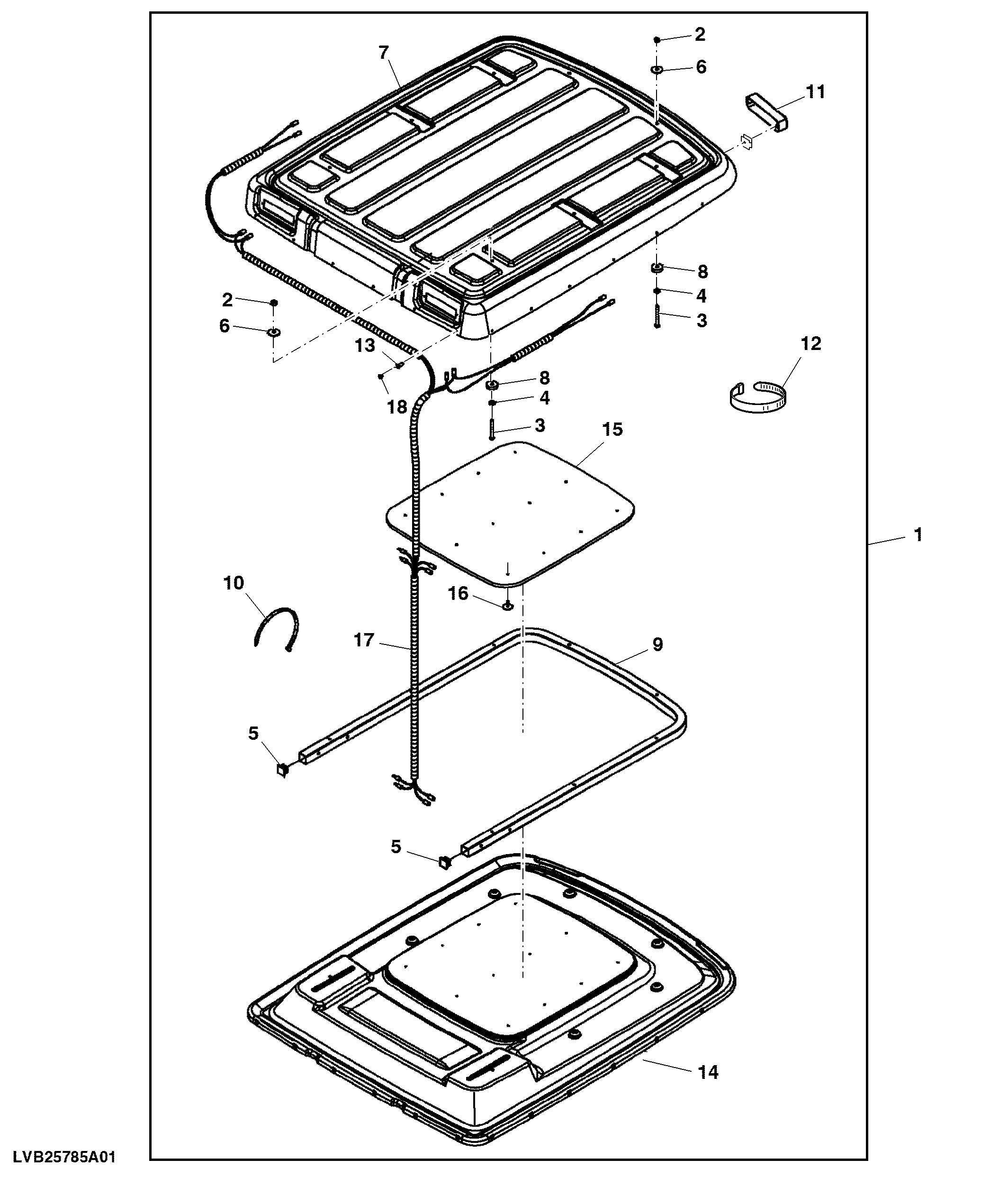 Attachment, Canopy, Deluxe Open Operator's Station