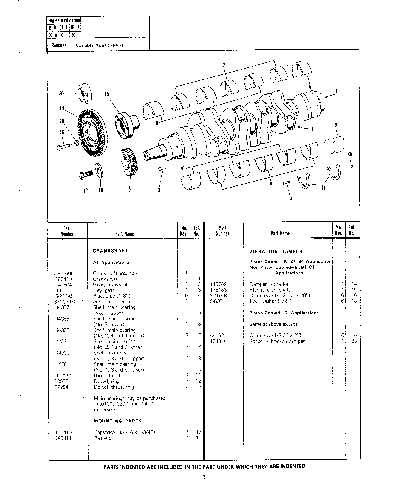 Section 20 - Cummins Engine Crankshaft