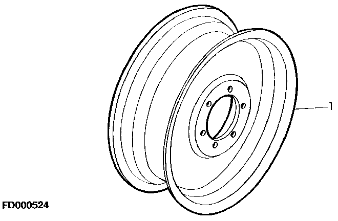 FRONT WHEELS (WITHOUT FRONT WHEEL DRIVE)