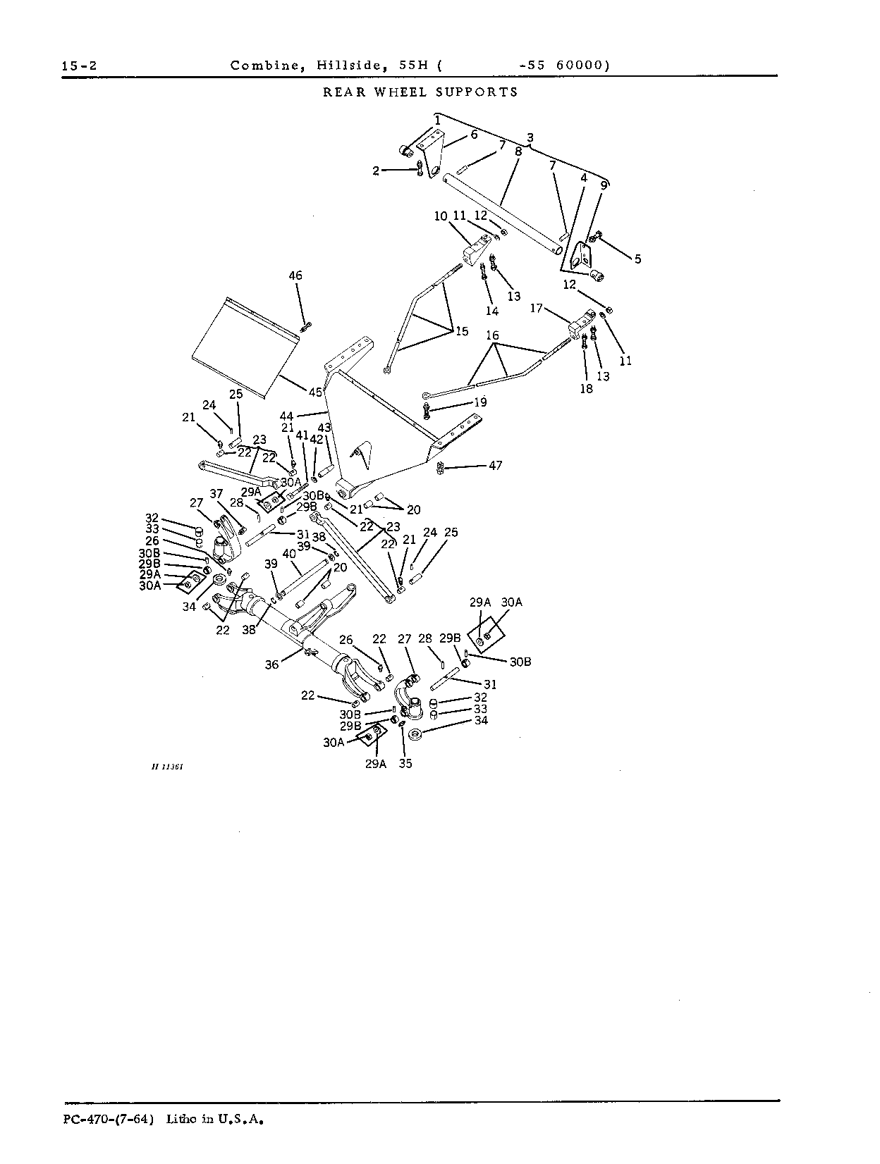 Axle, rear (spindle)