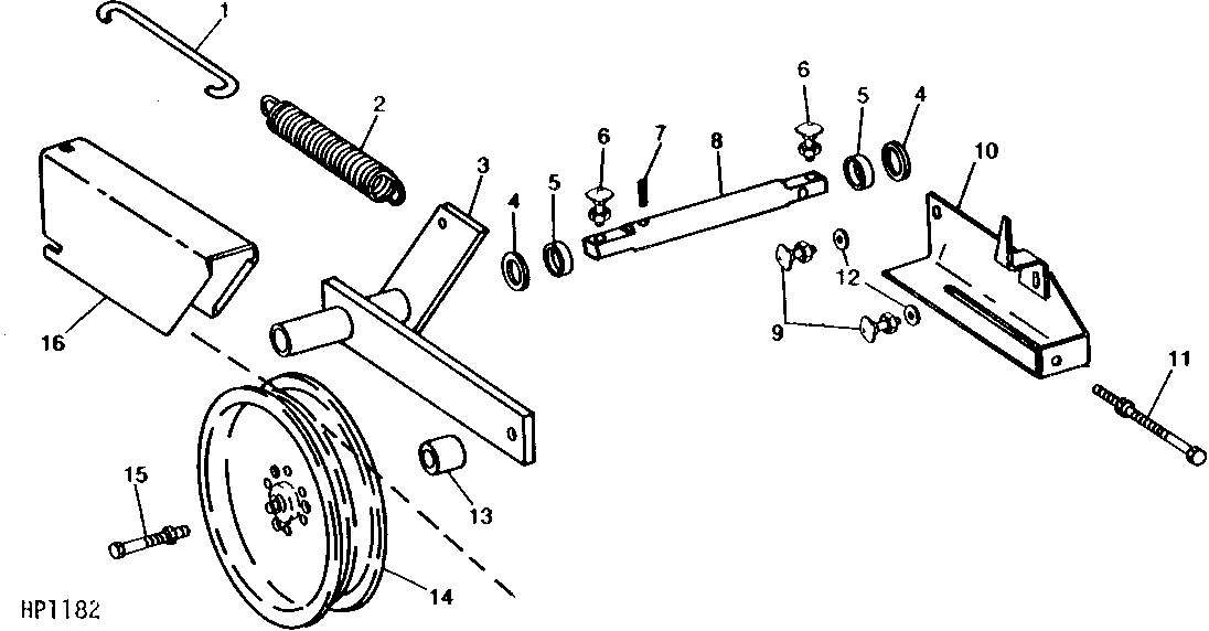 PLATFORM AND FEEDER HOUSE VARIABLE DRIVE MIDDLE BELT TIGHTENER