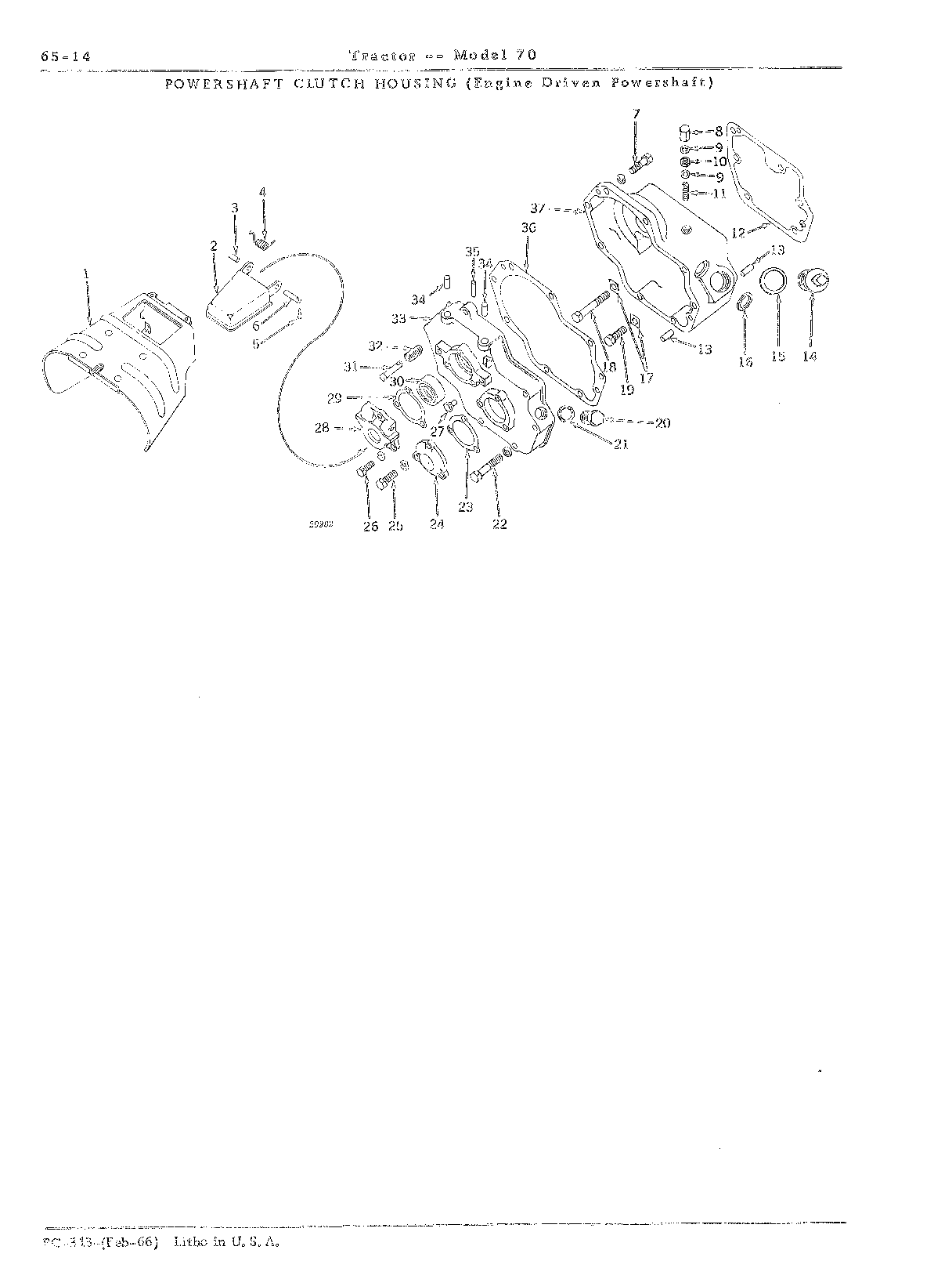Section 65-Powershaft and Powershaft Clutch (Continued)