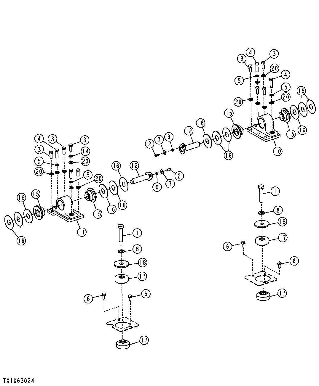 ROPS, Cab Mounts and Isolators (Armored Cab)