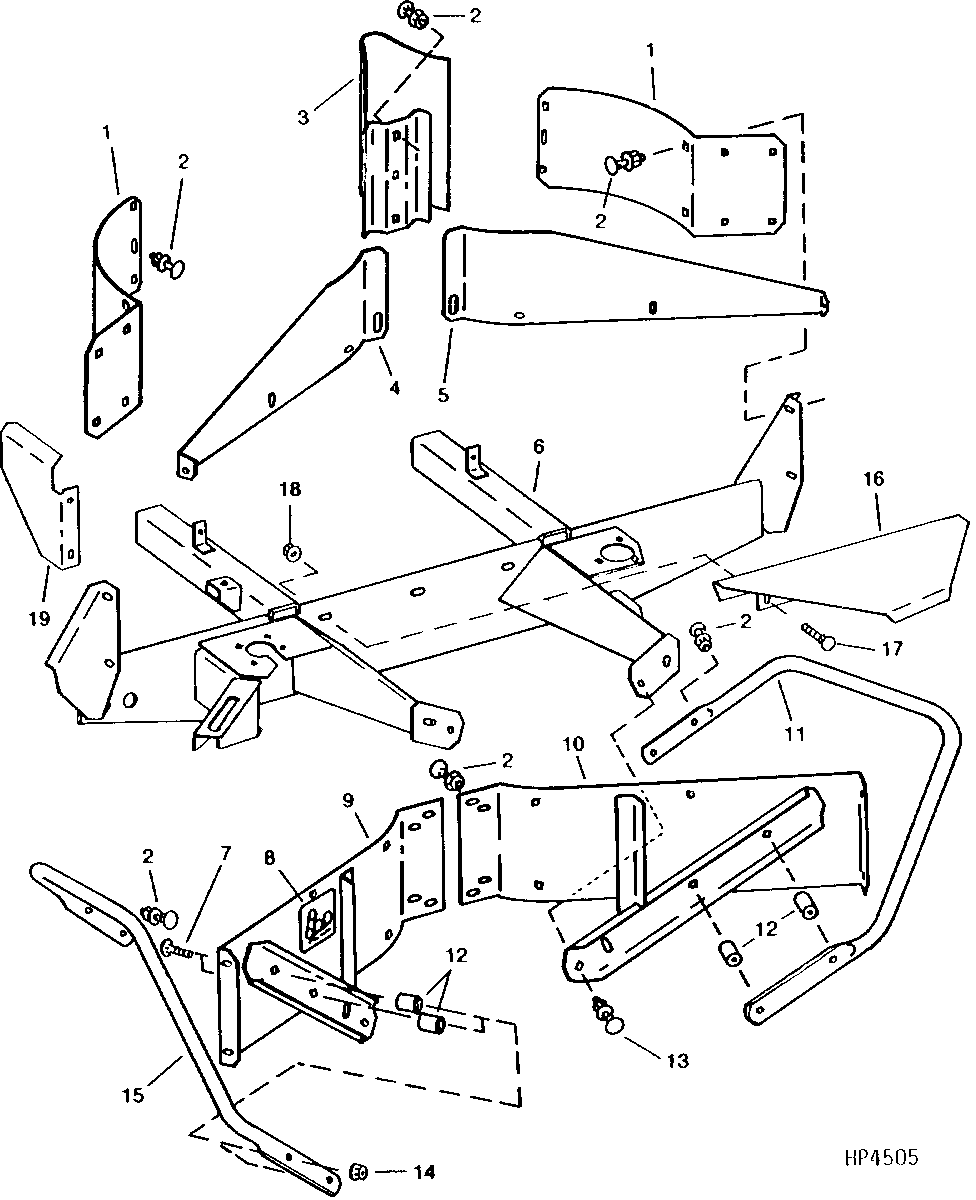 Chaff Spreader Frame, Shields and Frames ( - 650100)