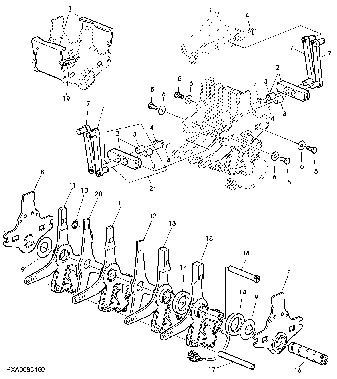 Range Shift Components, 20-Speed (PowrQuad™ Plus) (012451 - )