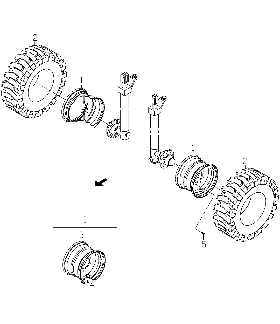 WHEEL GP, FRONT (OPTION 2000){WHEEL}