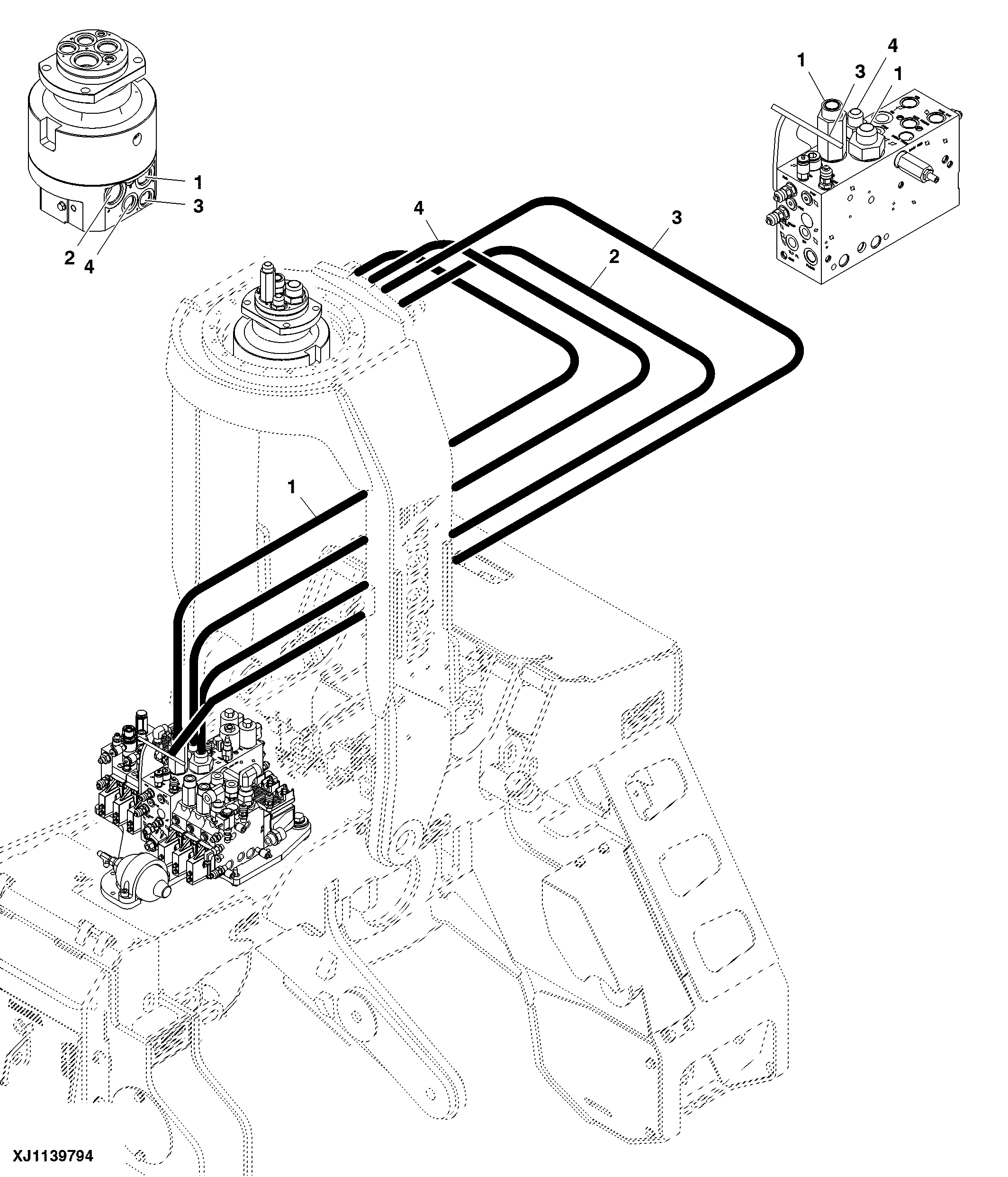 Continuous Rotation Hoses