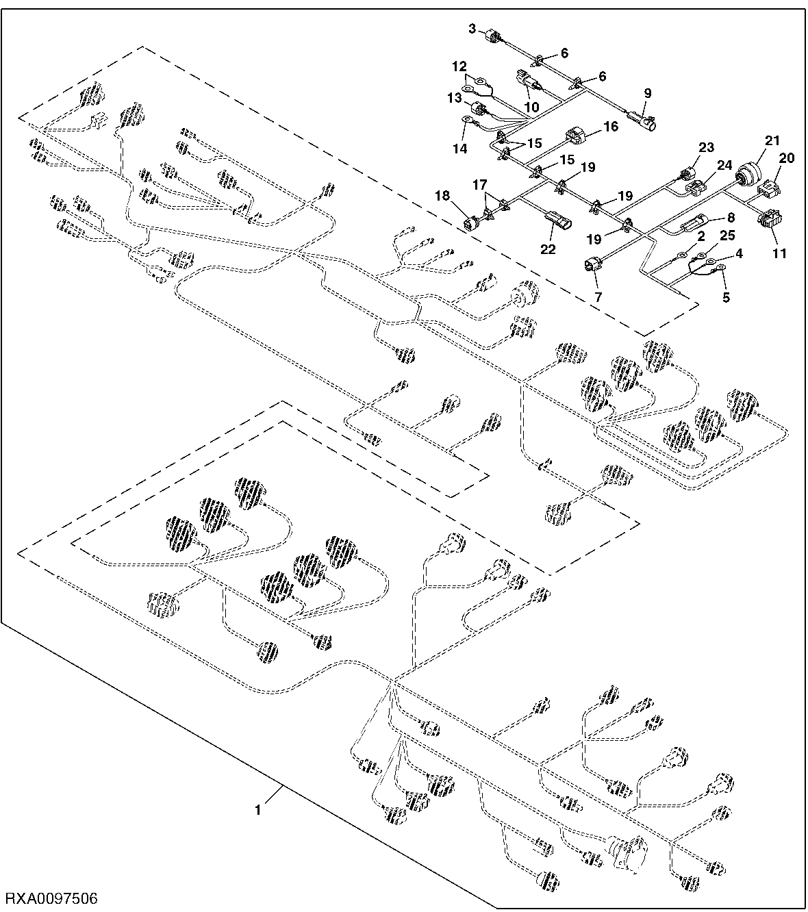 CHASSIS WIRING HARNESS CONNECTORS (1/3) (EXPORT) (NON-CERTIFIED)