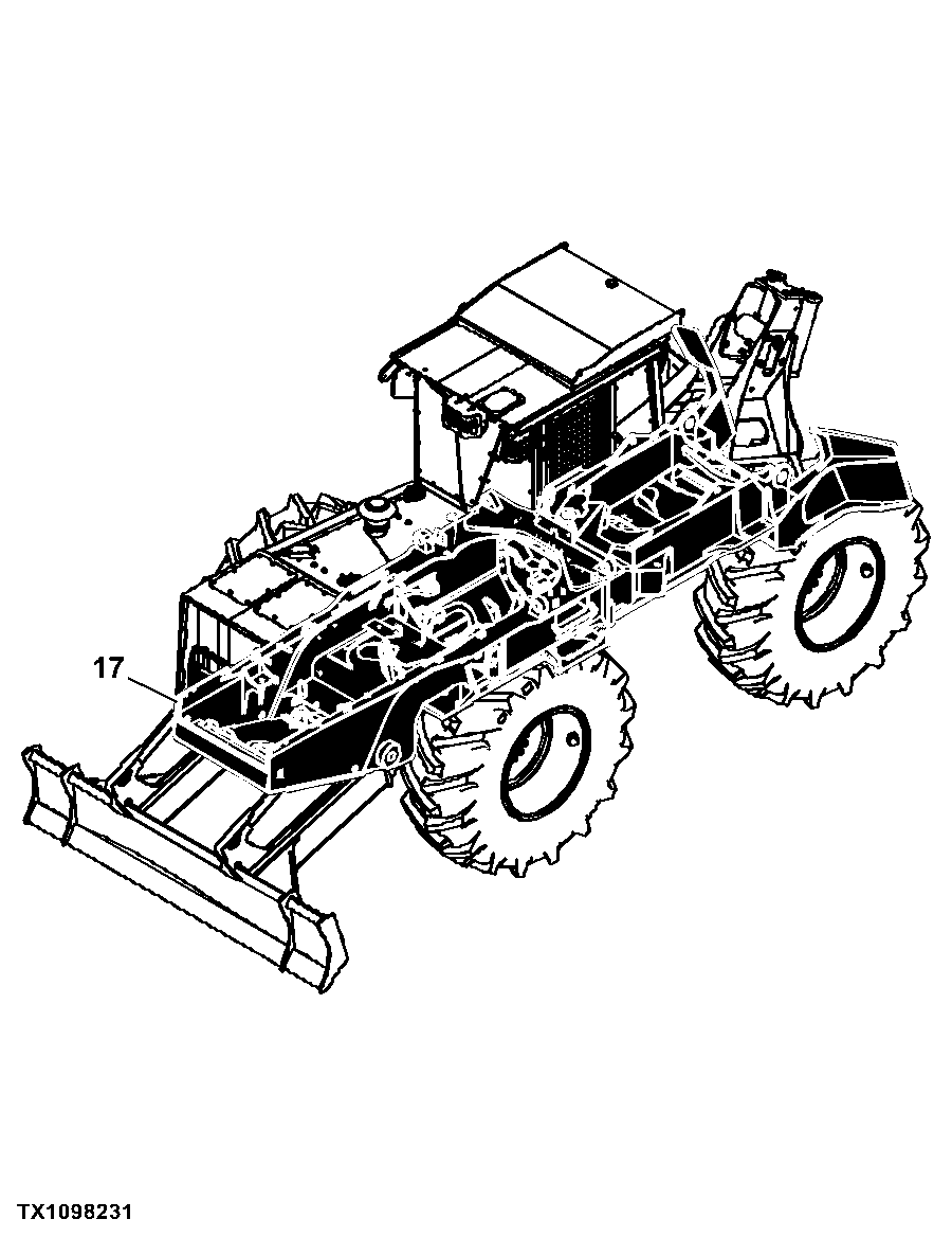 540H Cable Skidder (PIN: 1DW540HX_ _D630436 - D666892)