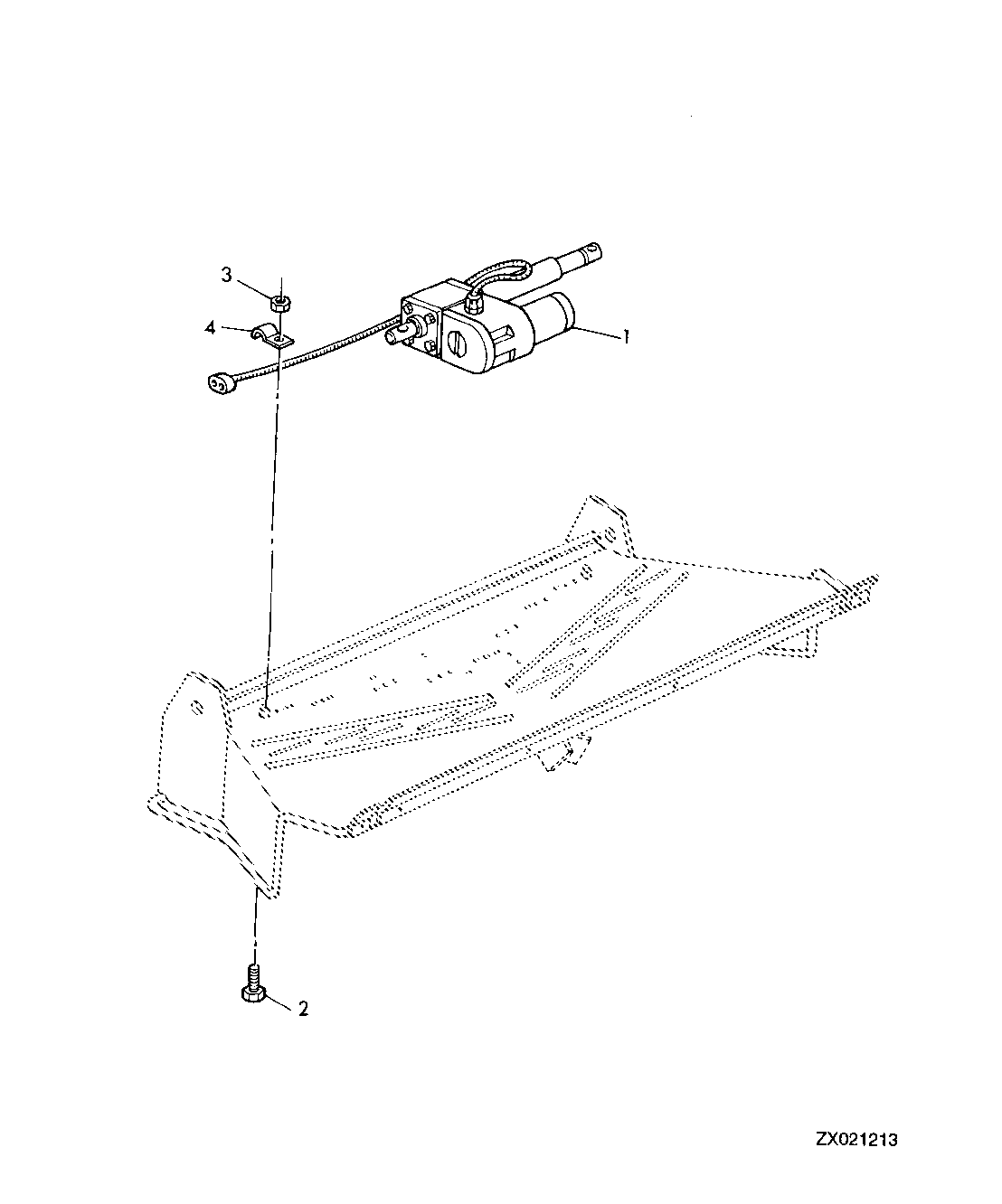 Motor for Electrically Adjustable Straw Deflectors