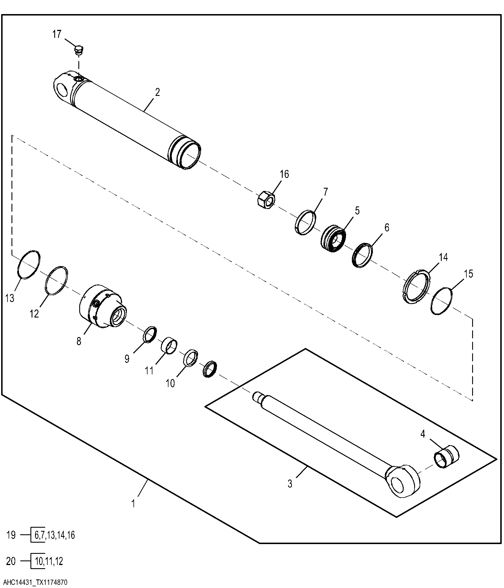 Crowd Cylinder, Extendable Dipperstick ( - 346130)