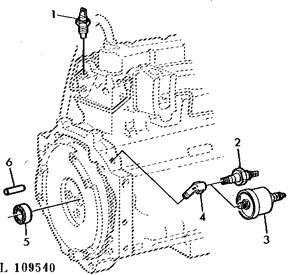 SENDING UNIT-COOLANT TEMPERATURE-ENGINE OIL PRESSURE/PILOT BEARING