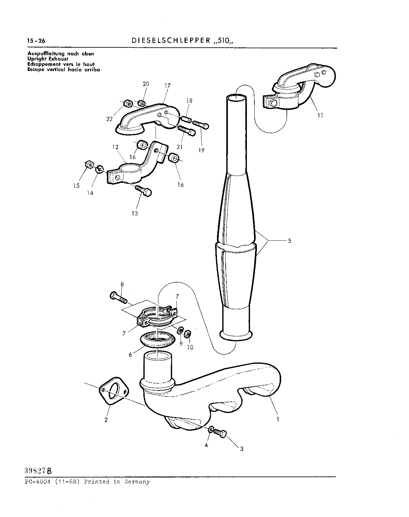 Upright Exhaust