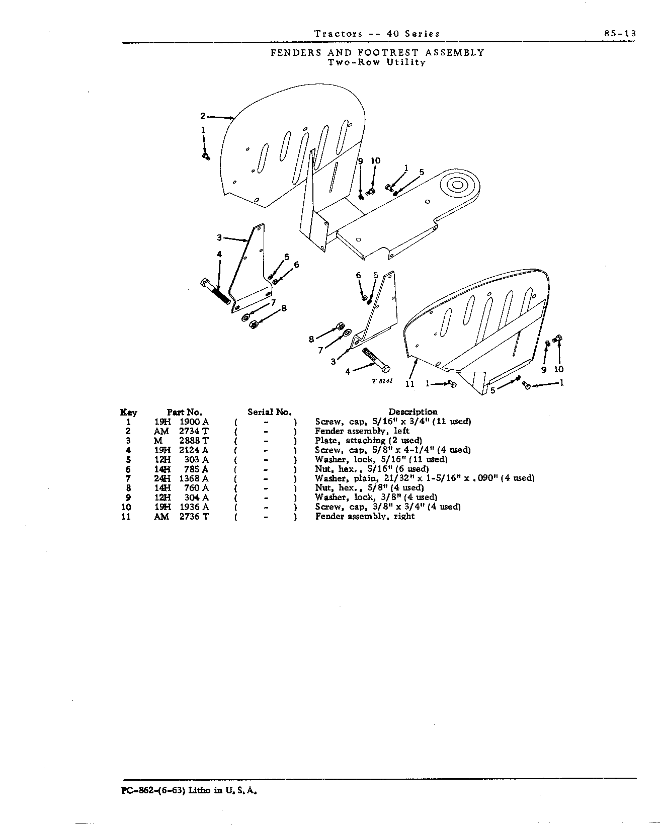 Fender assembly (W)