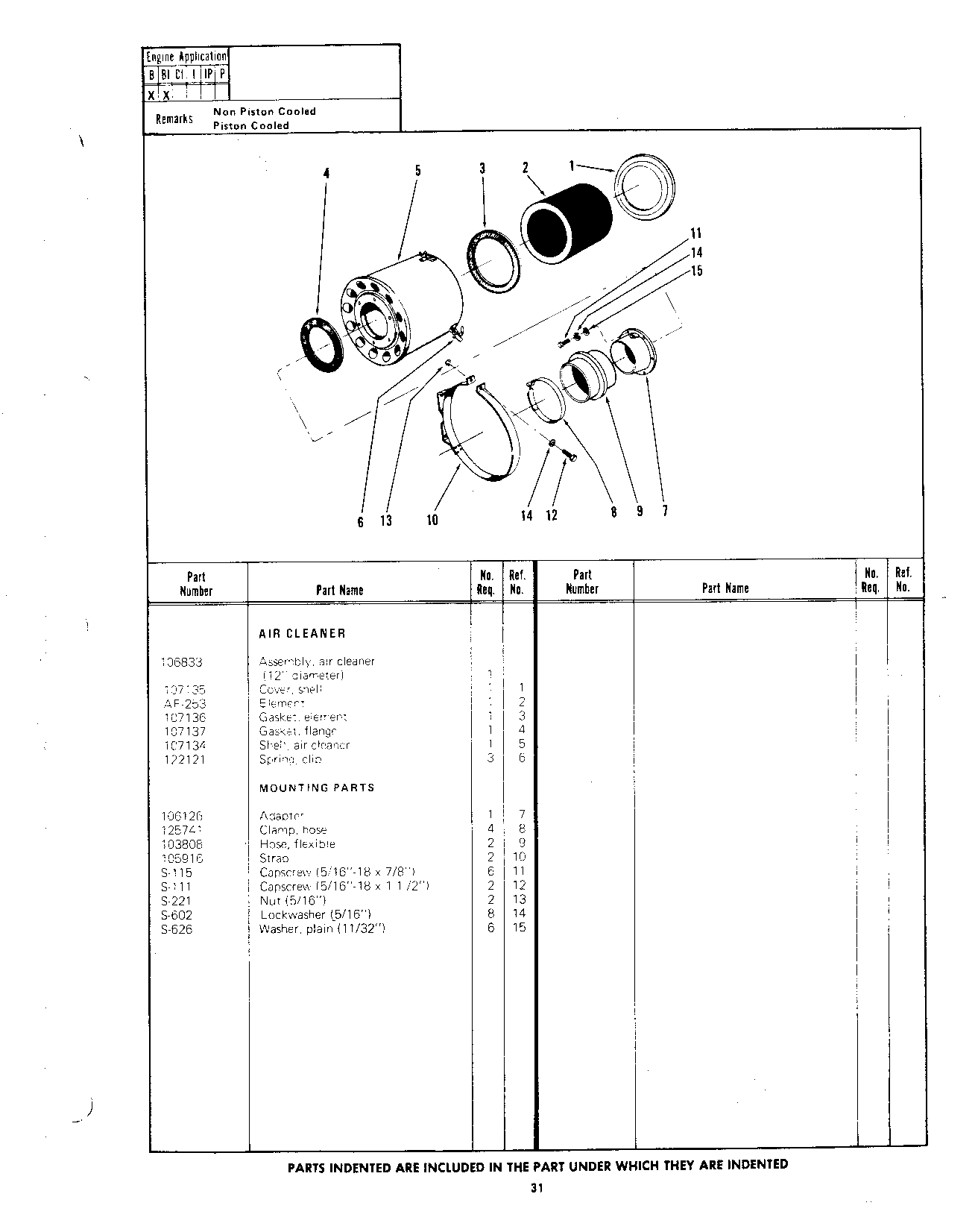 Section 20 - Cummins Engine Air Cleaner