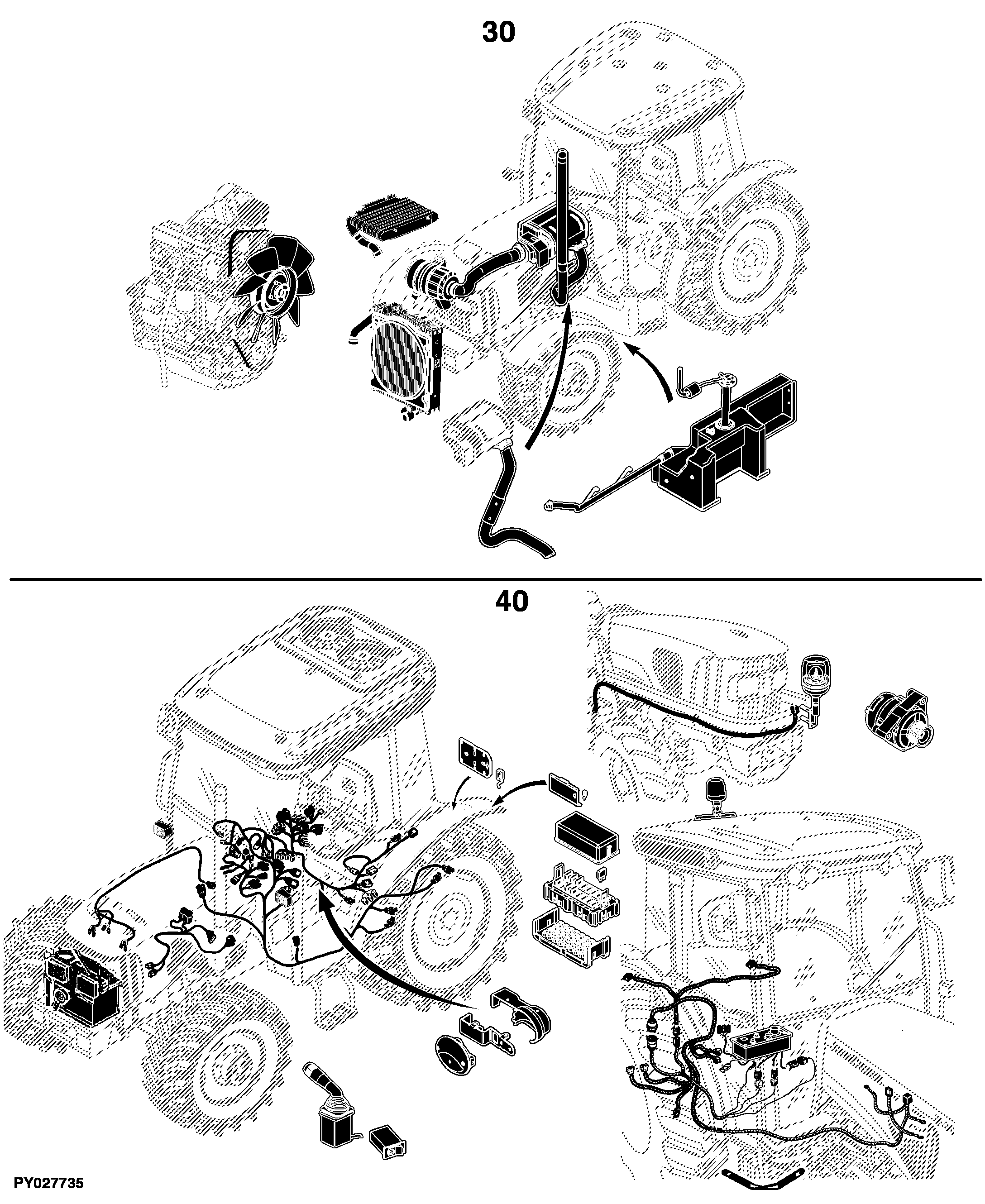 5100GV Tractor (Engine 4045HAT82)(Europe Edition)