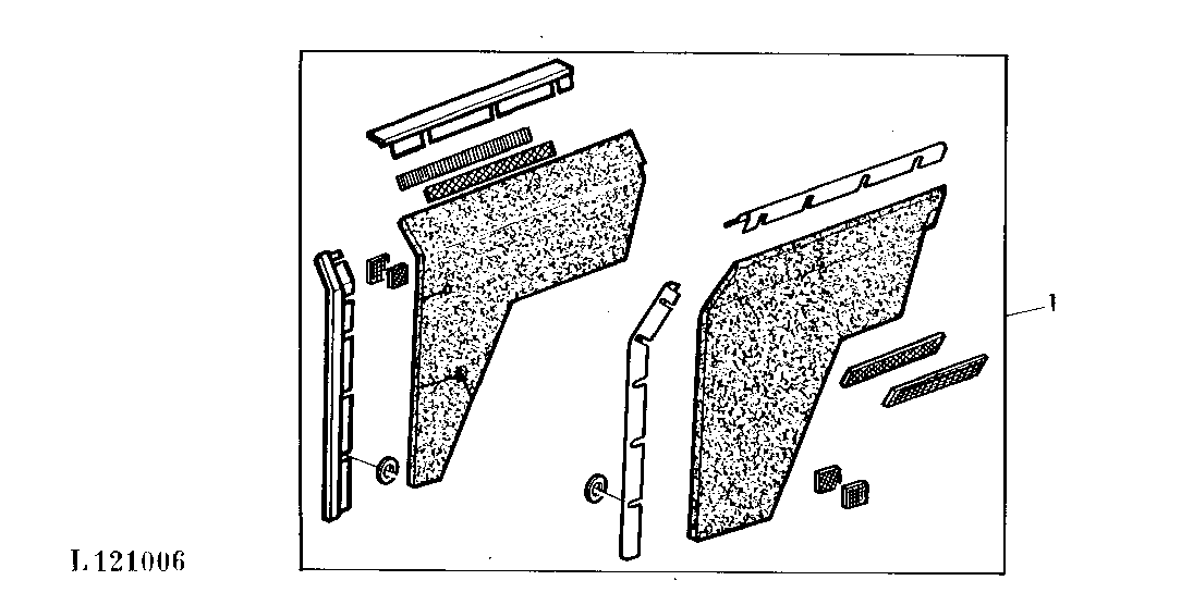 REPAIR KIT, INSIDE LINING MODULE 2 (MC1 CAB)