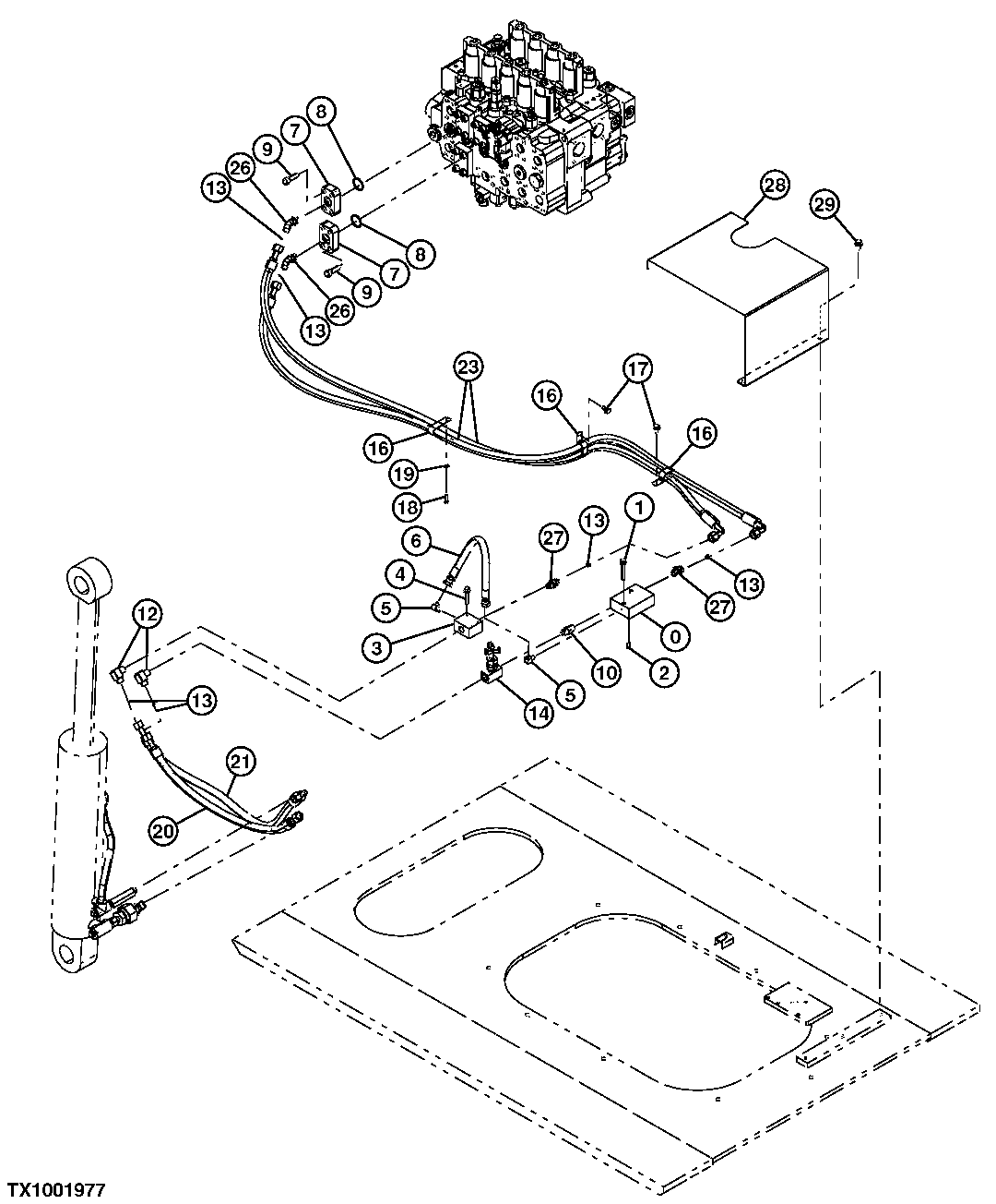 Counterweight High Pressure Lines (Removal Device)