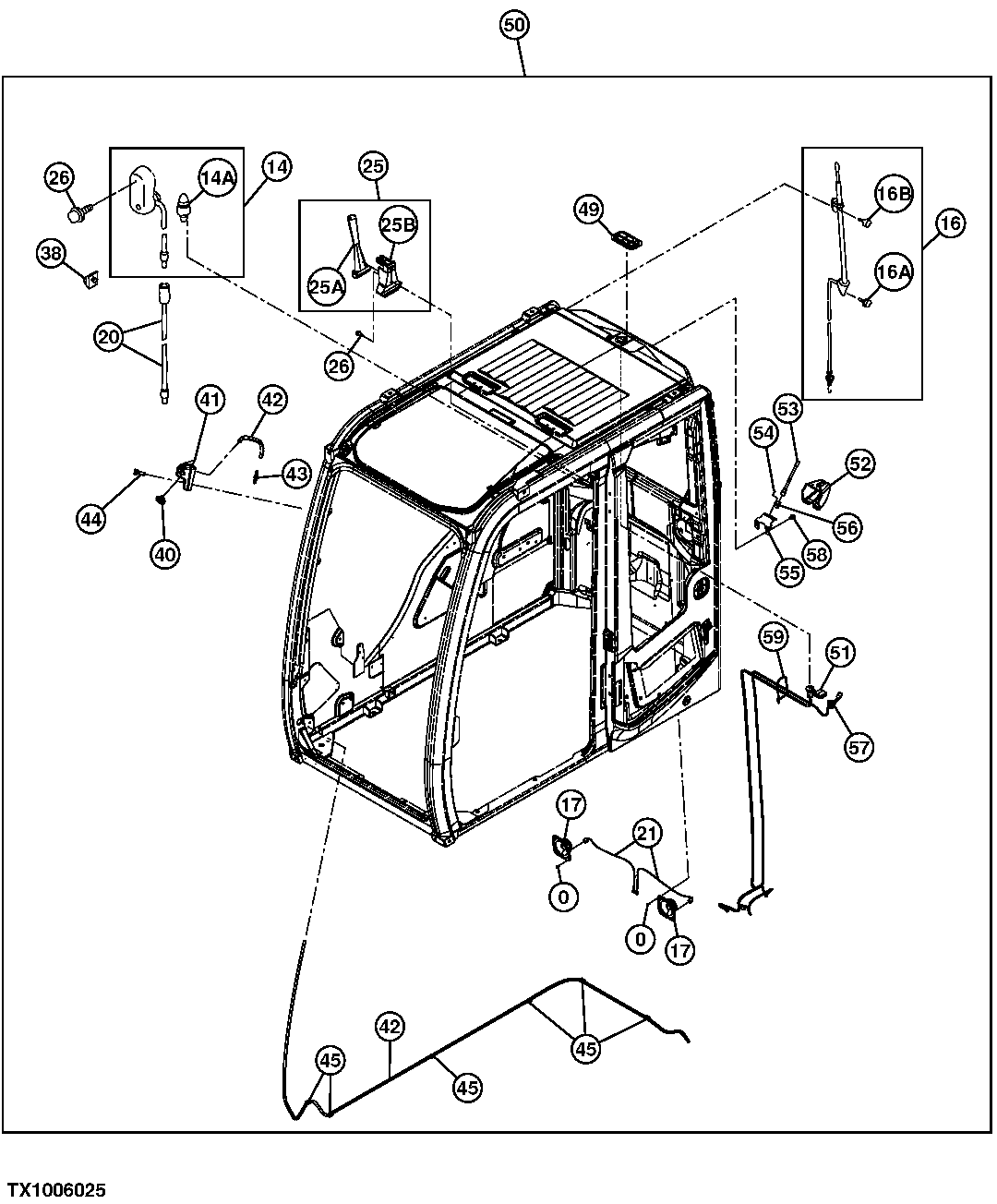 Cab Components (Cab Light, Antenna and Speakers)