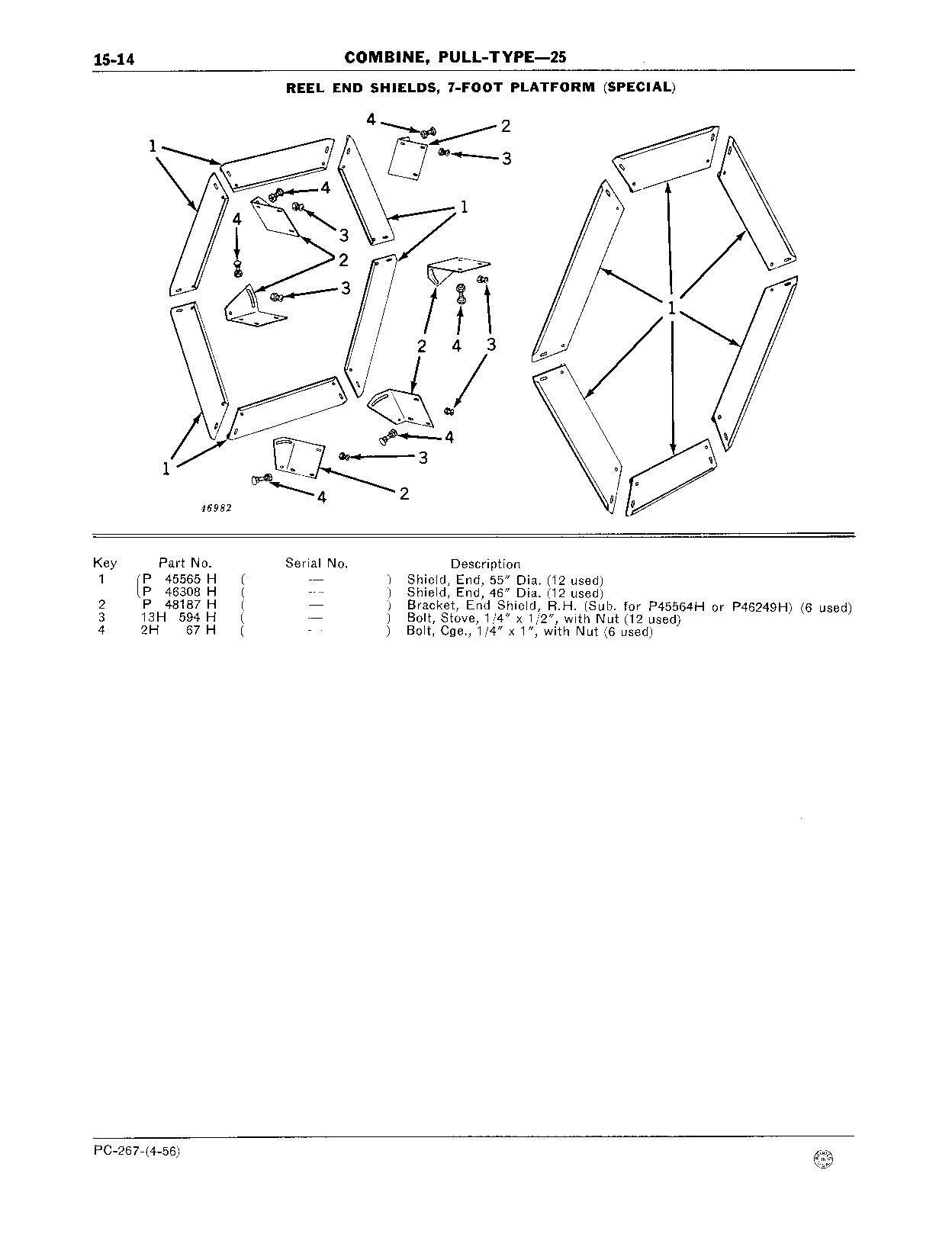 Reel End Shields, 7-Foot Platform (Special)
