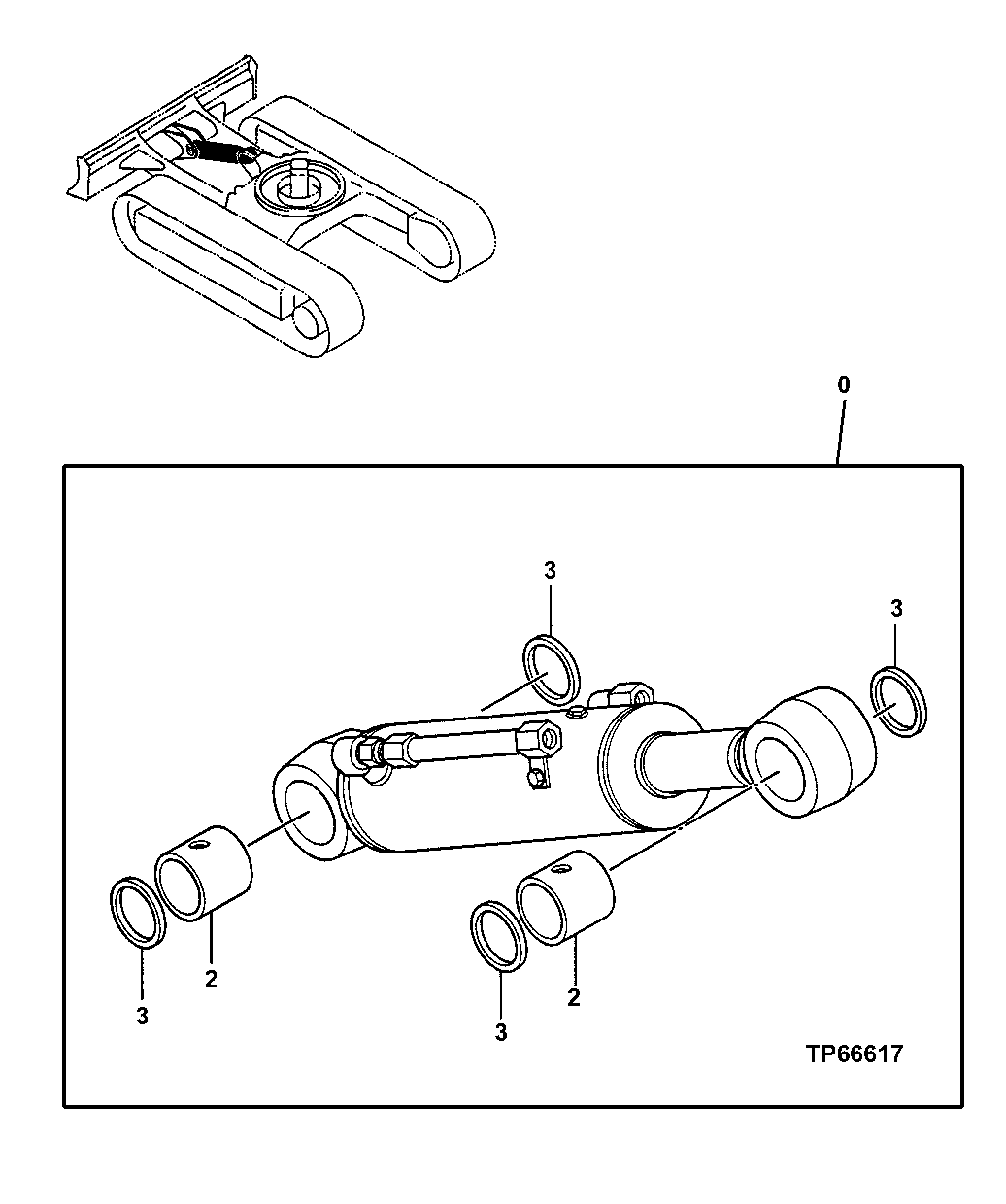 BACKFILL BLADE CYLINDER