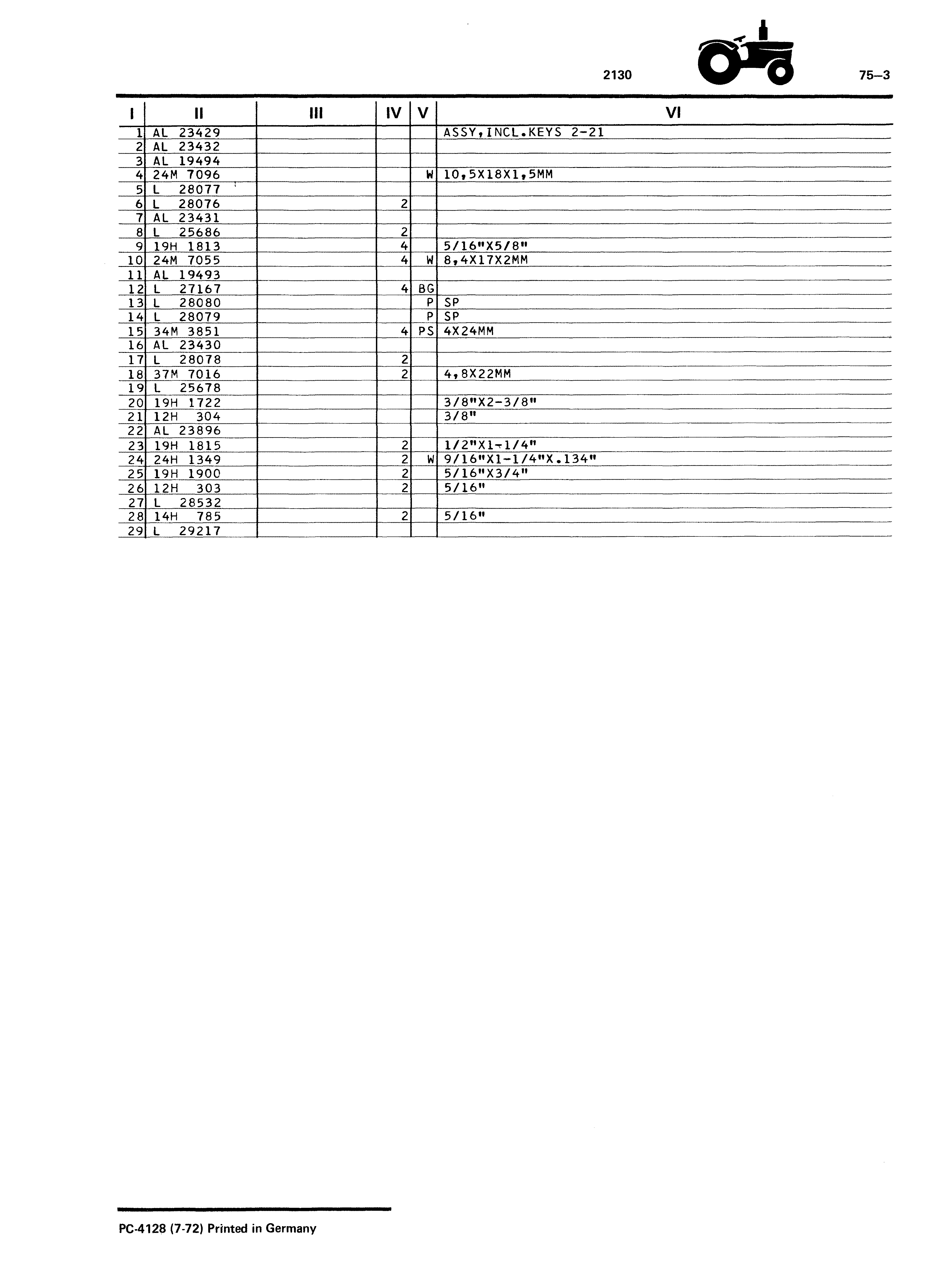 Operator Seat (Standard) (Continued)